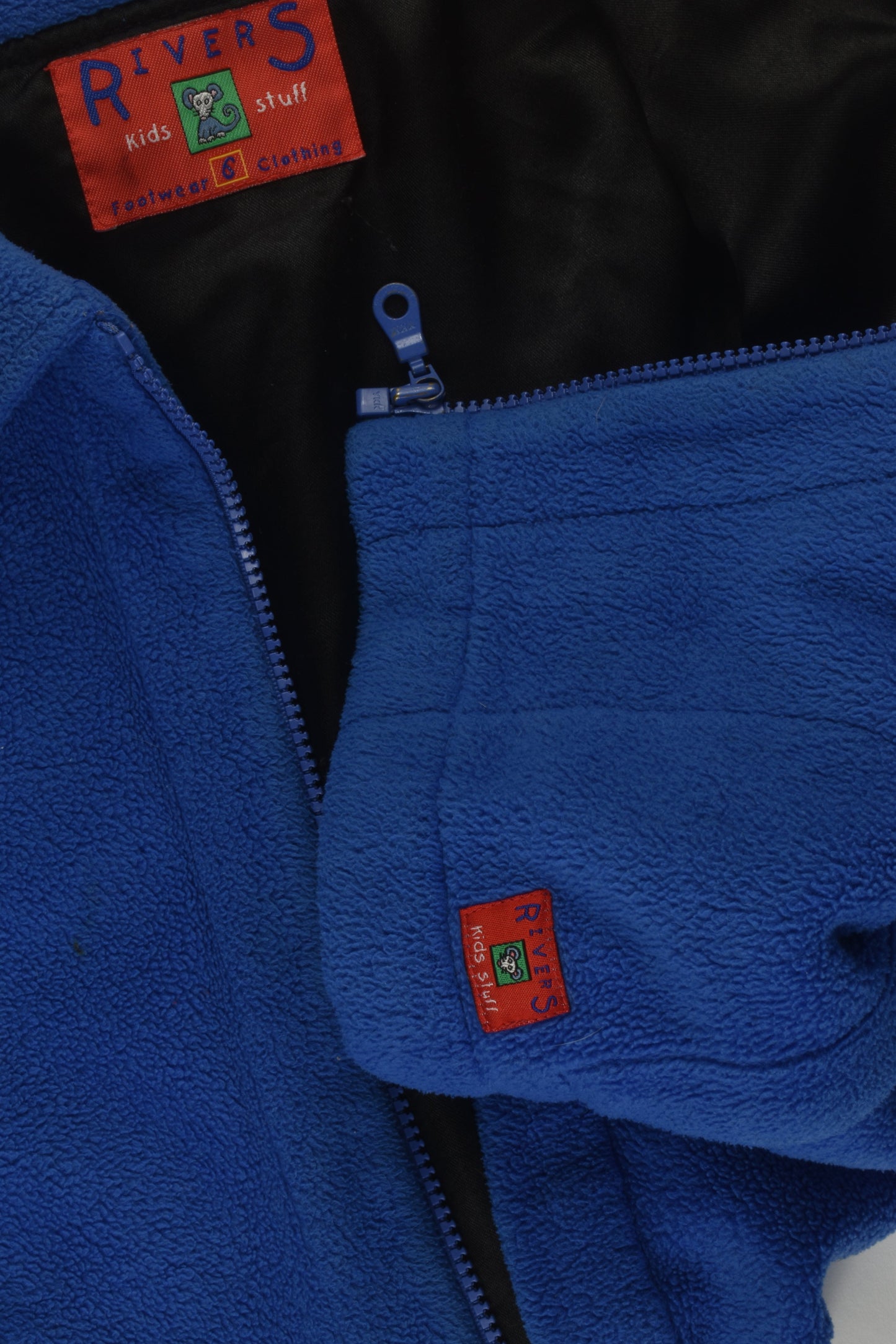 Rivers Size 8 Lined Zip Fleece Jumper