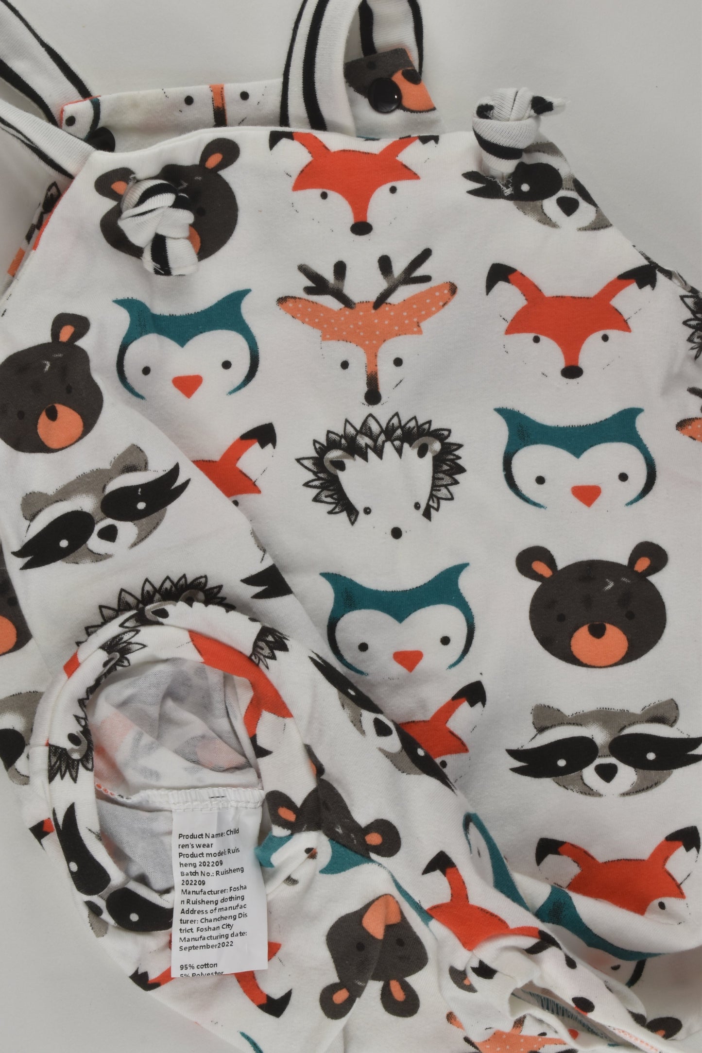 Ruisheng Size 1-2 Animal Romper