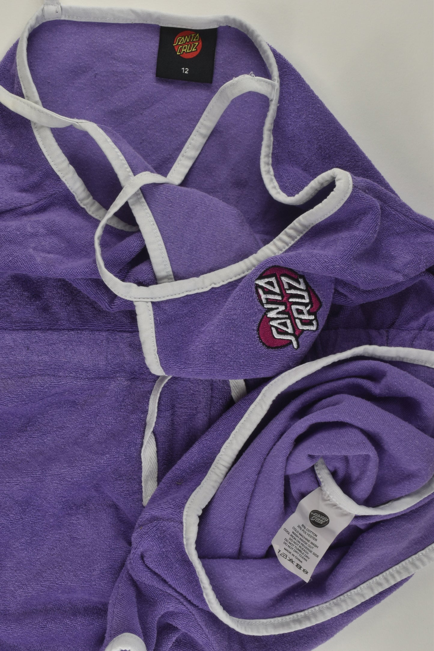Santa Cruz Size 12 Terry Suit
