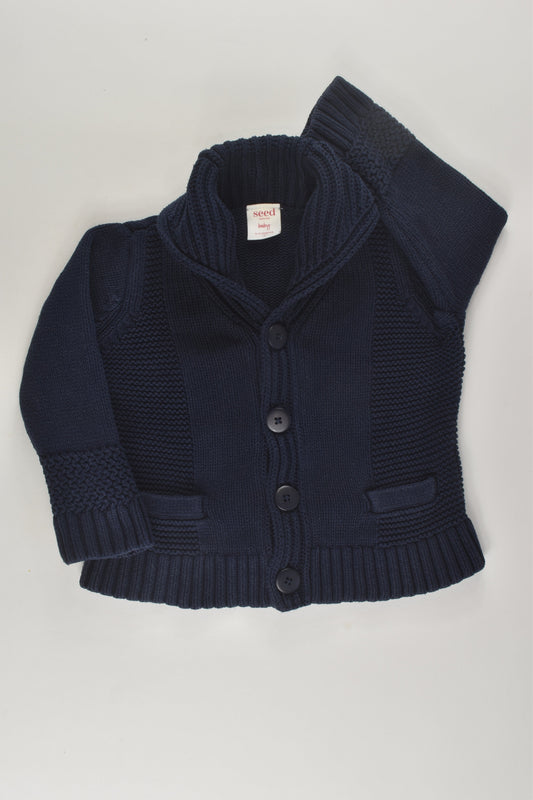 Seed Heritage Size 0 Navy Knit Cardigan