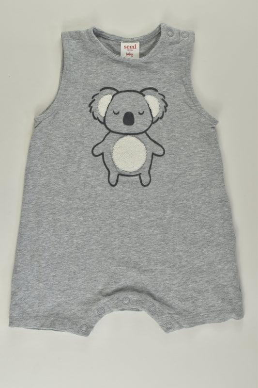 Seed Heritage Size 00 Koala Short Romper