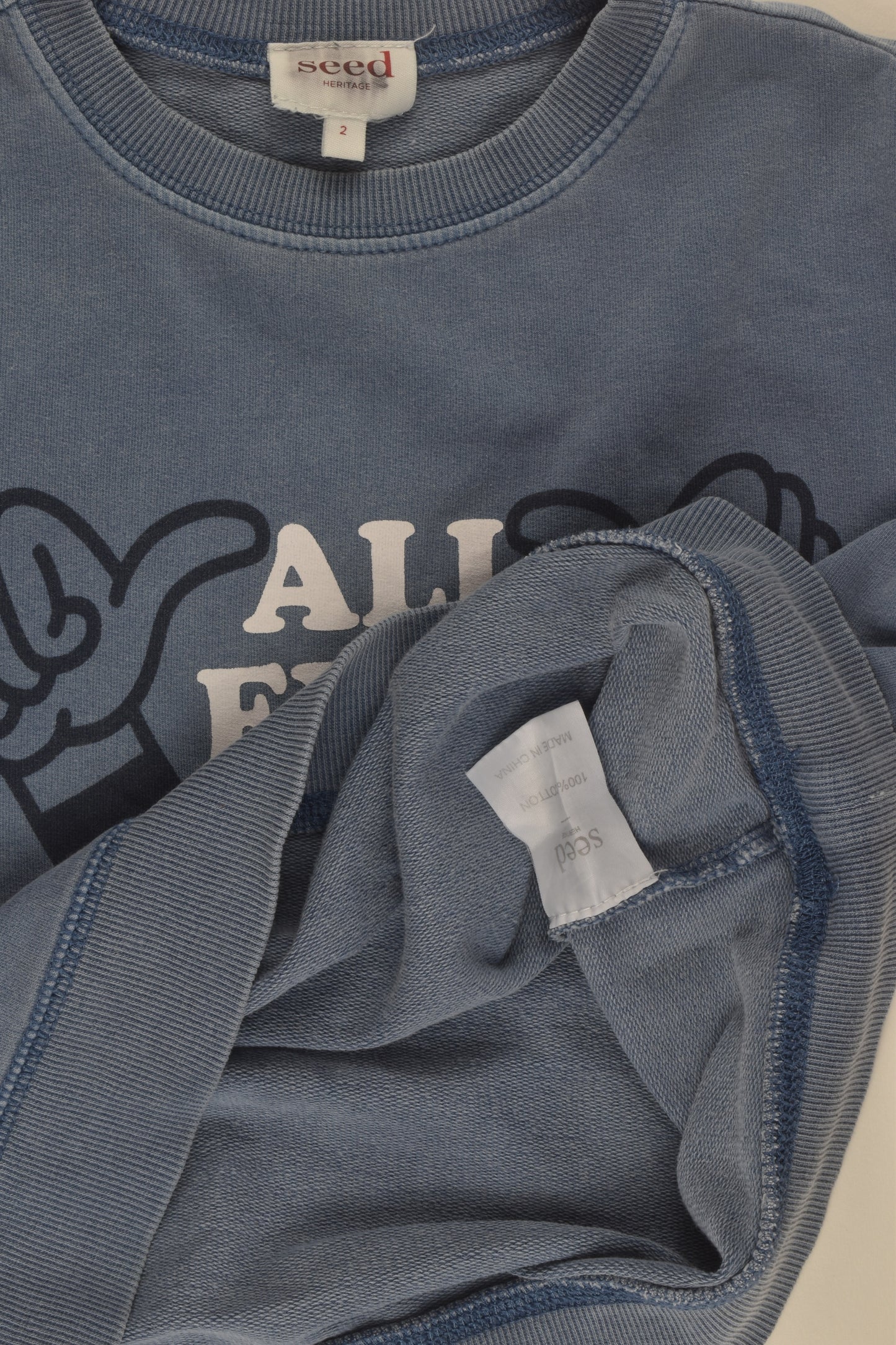 Seed Heritage Size 2 'All Eyes on Me' Sweater