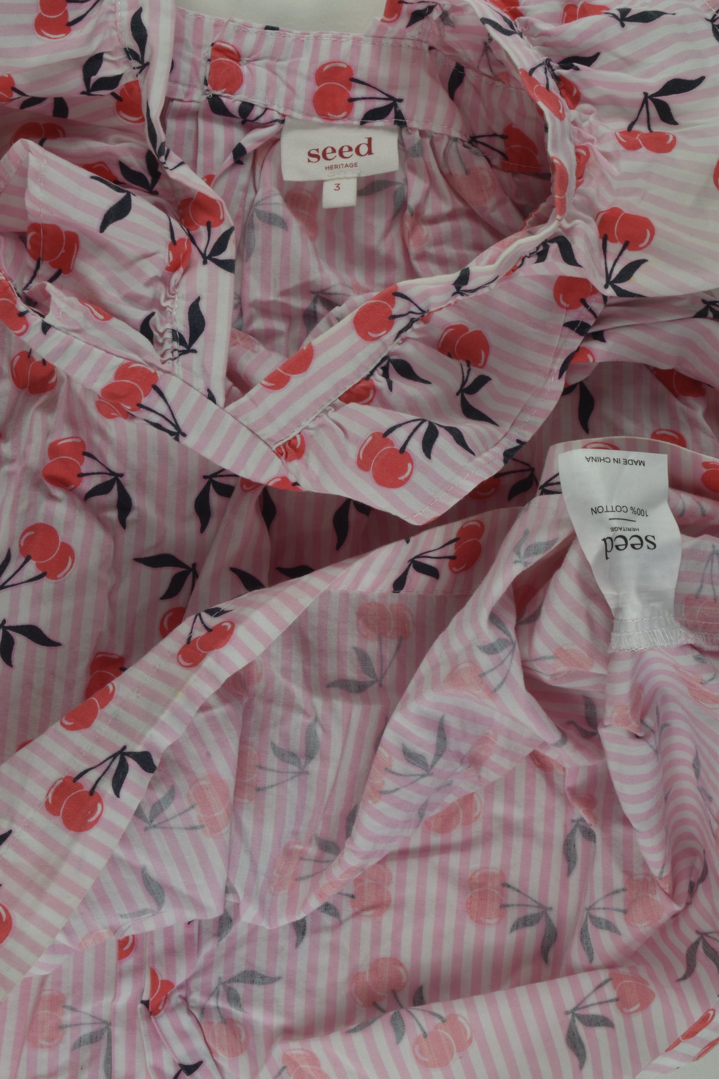Seed Heritage Size 3 Cherries Dress