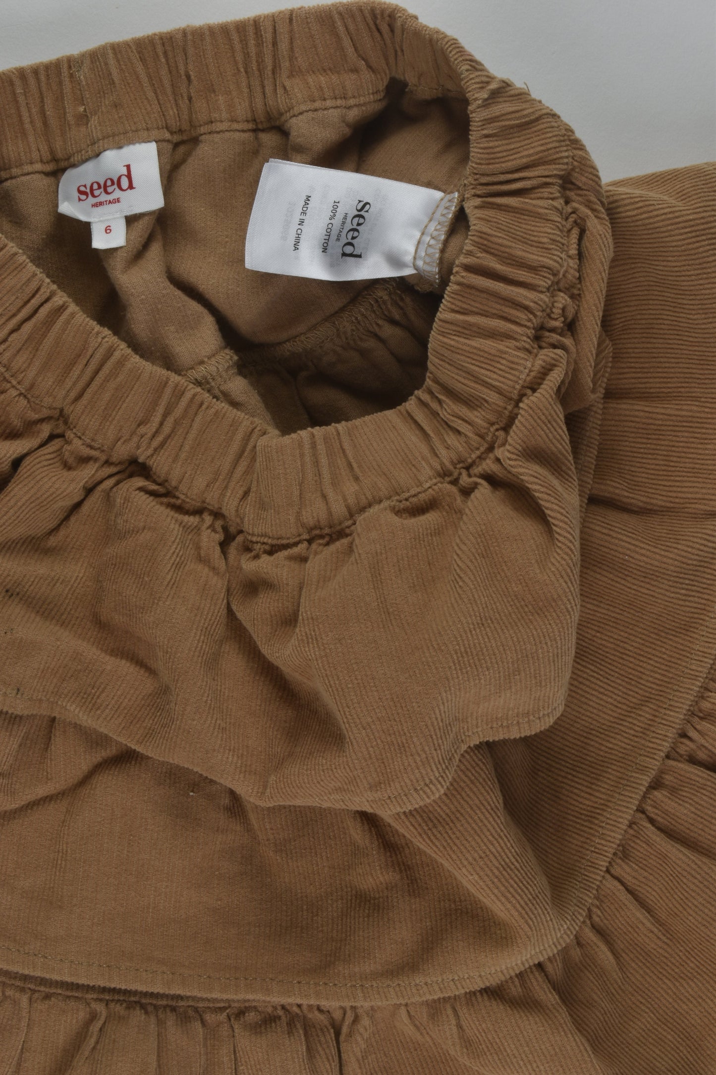 Seed Heritage Size 6 Cord Skirt
