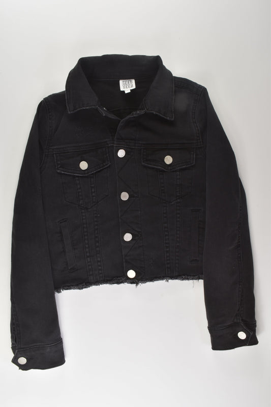 Seed Teen Size 10 Stretchy Denim Jacket