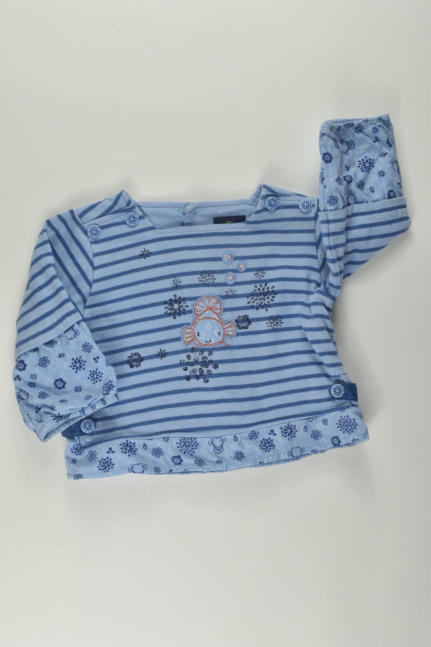 Sergent Major Size 00 Fish Sweater