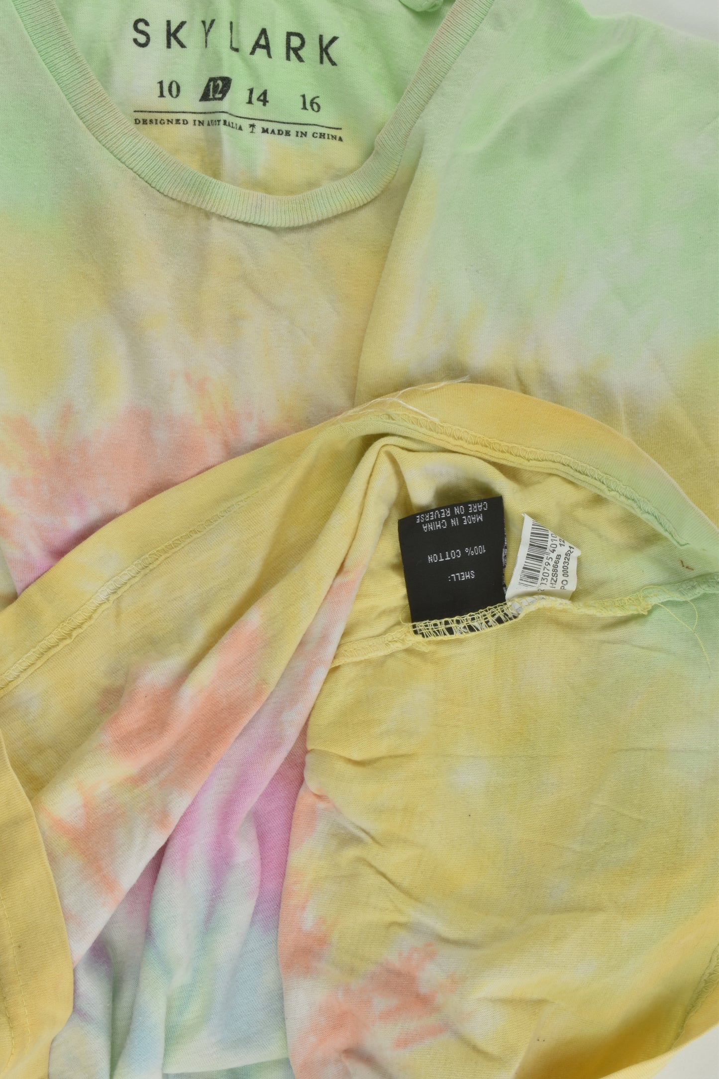 Skylark Size 12 Tie-dye T-shirt