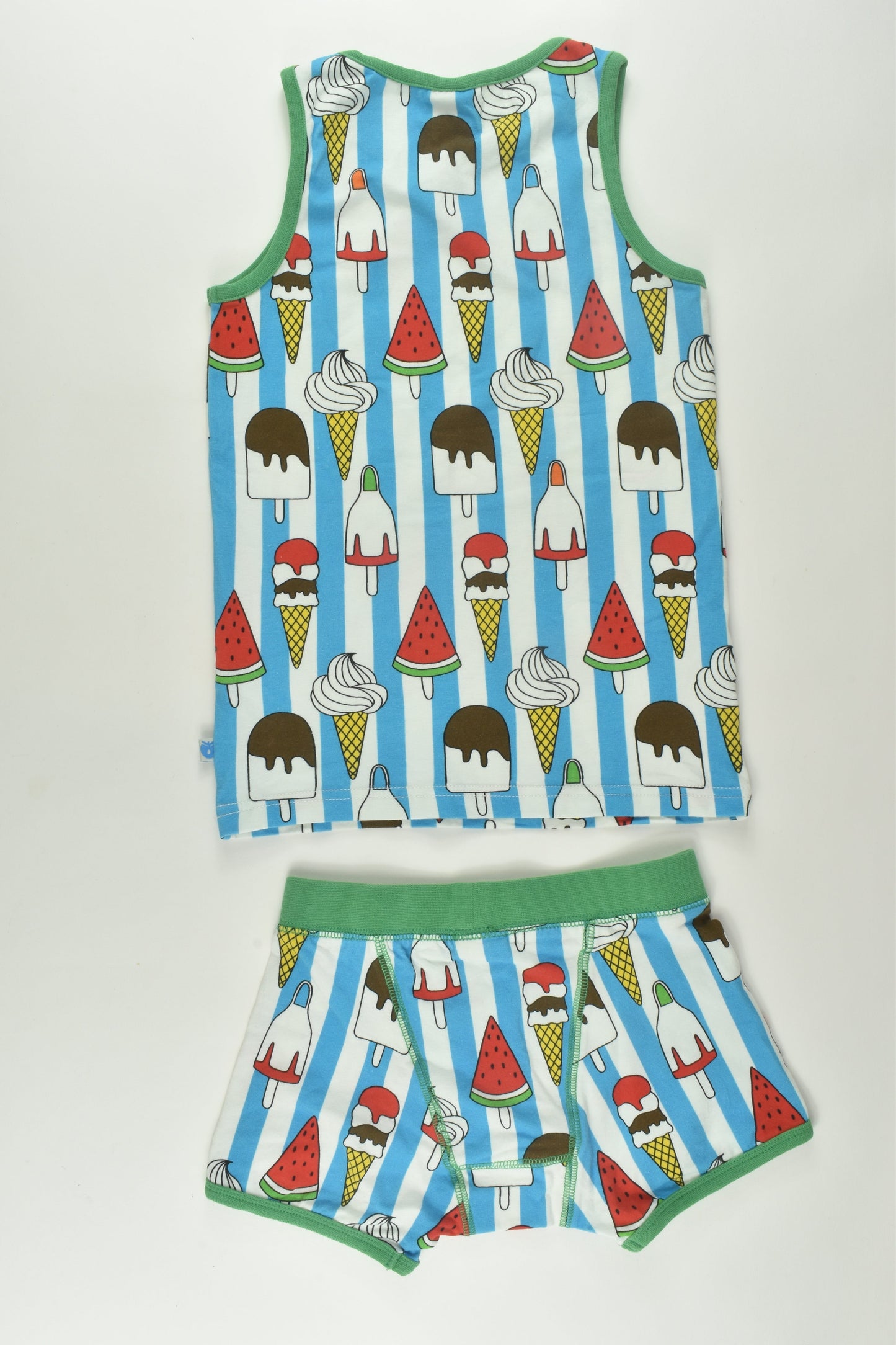 Småfolk Size 7-8 Ice Cream and Watermelon Outfit
