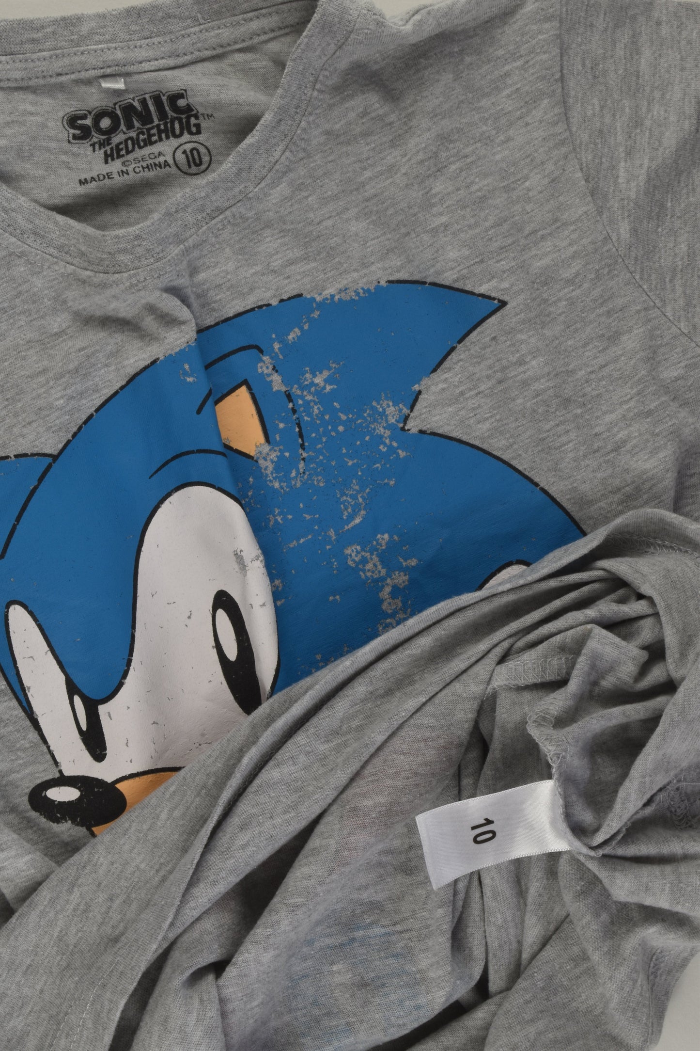 Sonic the Hedgehog Size 10 T-shirt