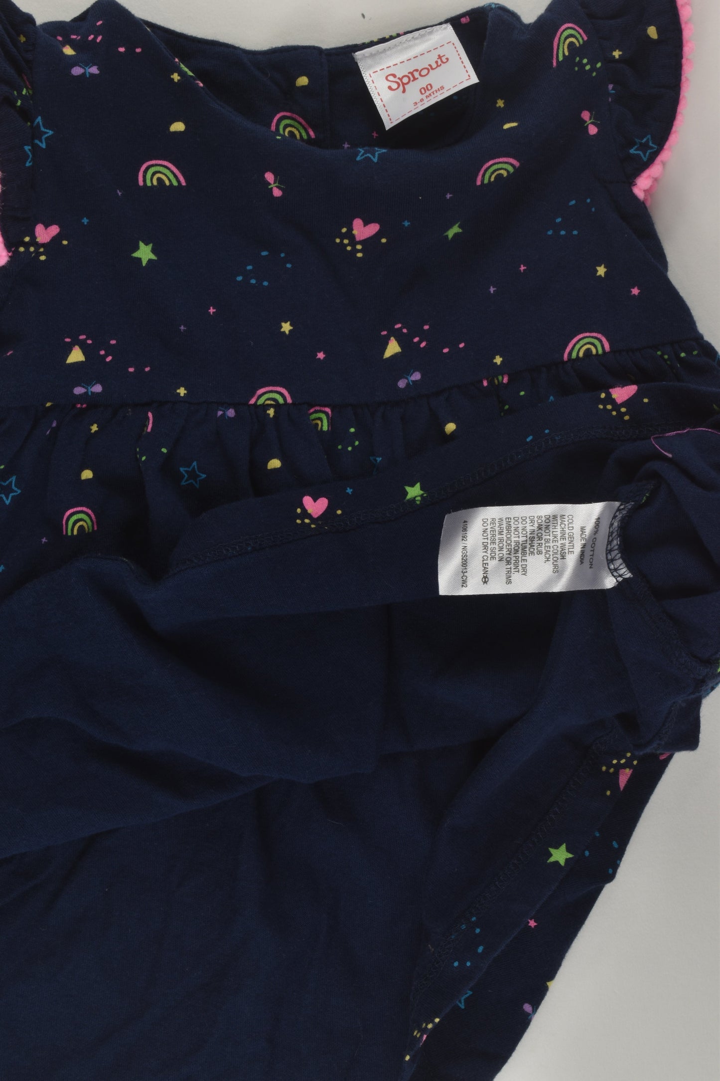 Sprout Size 00 Rainbow Dress