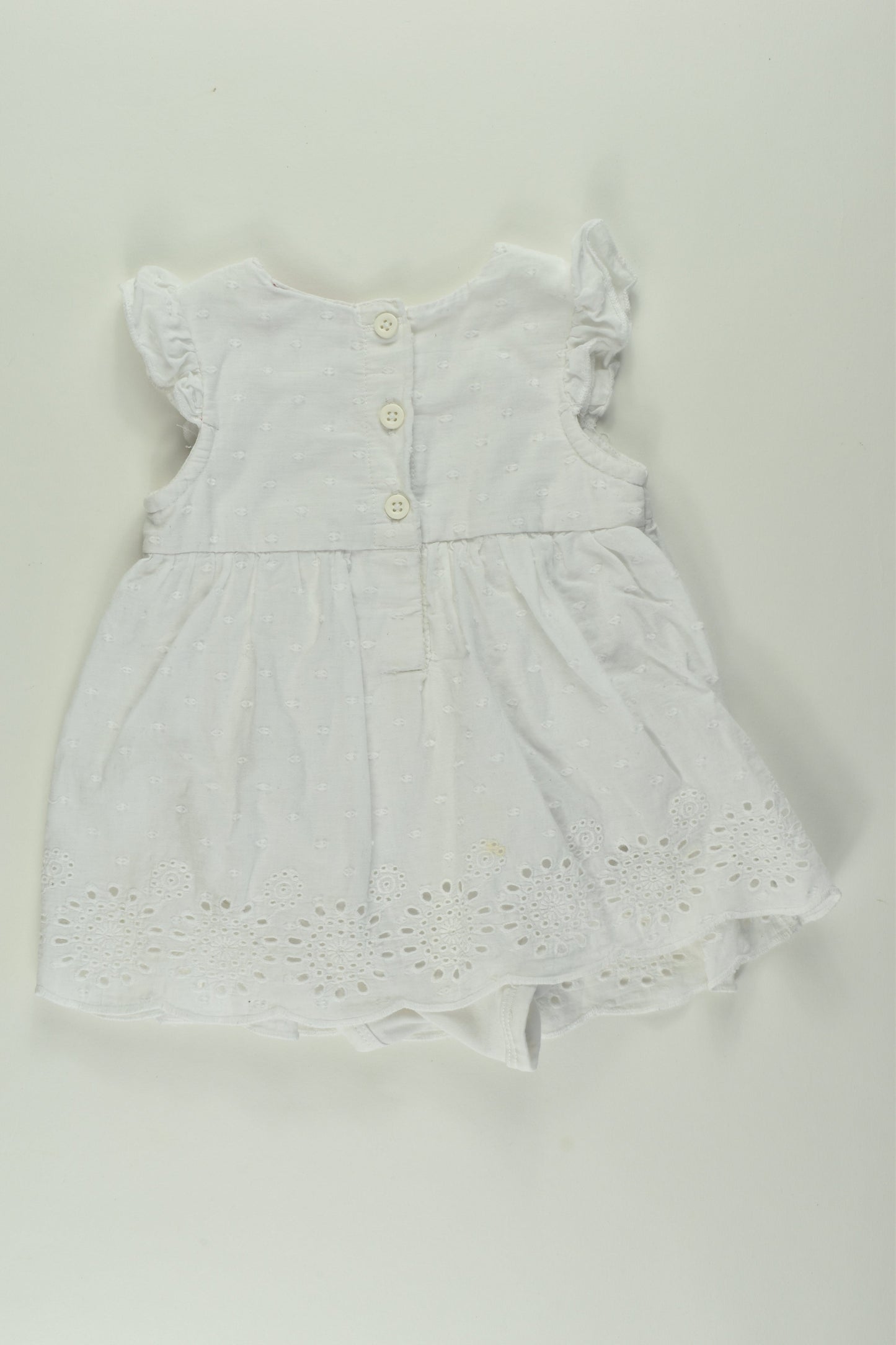 Sprout Size 000 Dress with Bodysuit Underneath