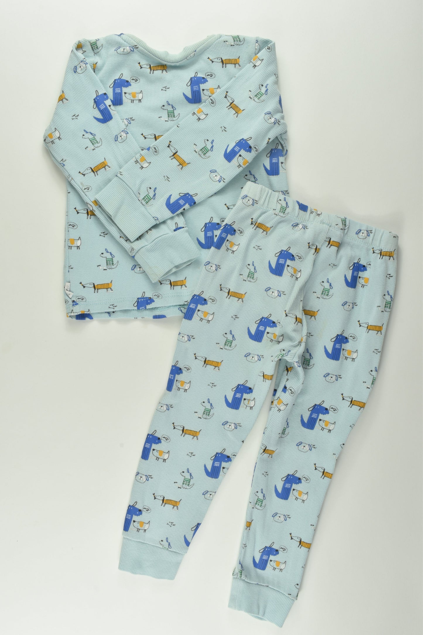 Sprout Size 2 Ribbed Dog Pyjamas