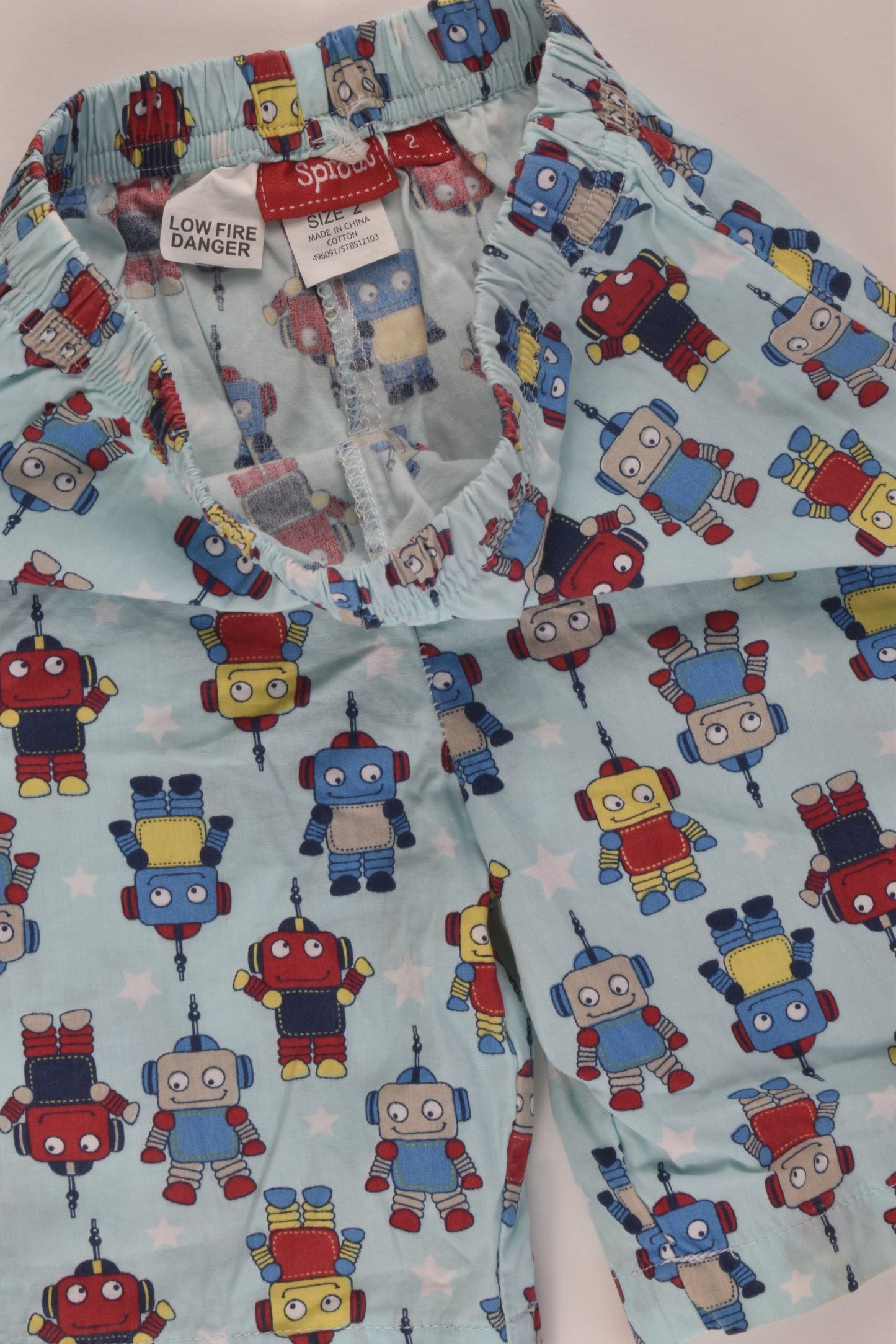 Sprout Size 2 Robot Shorts