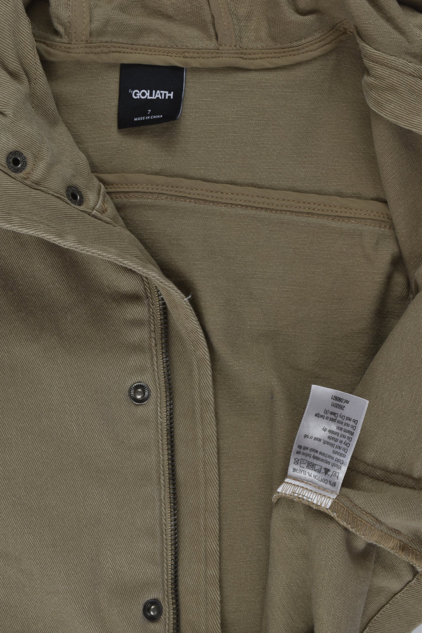 St Goliath Size 7 Jacket