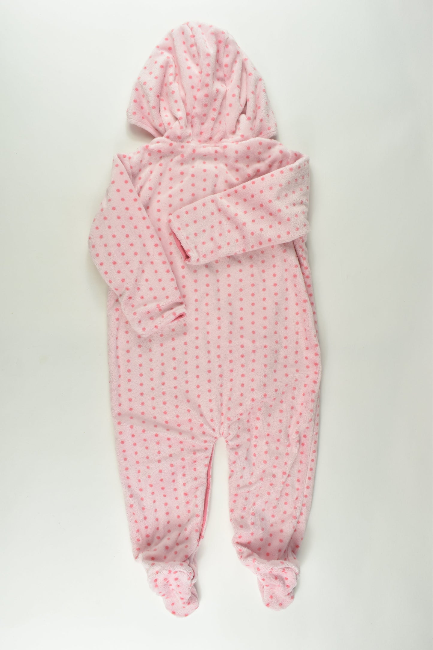 Target Size 1 Dots and Love Hearts Winter Suit