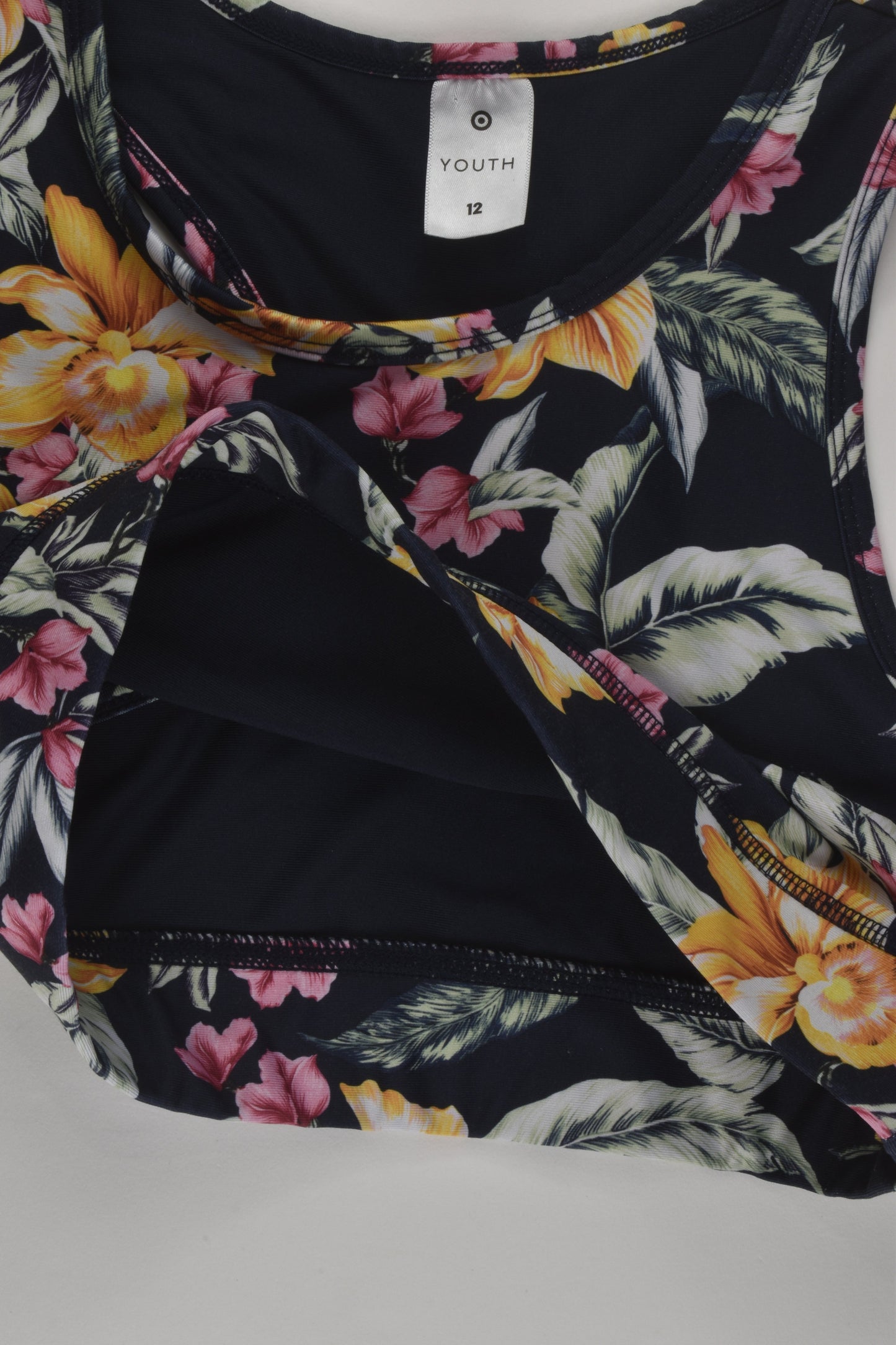 Target Size 12 Floral Corp Top