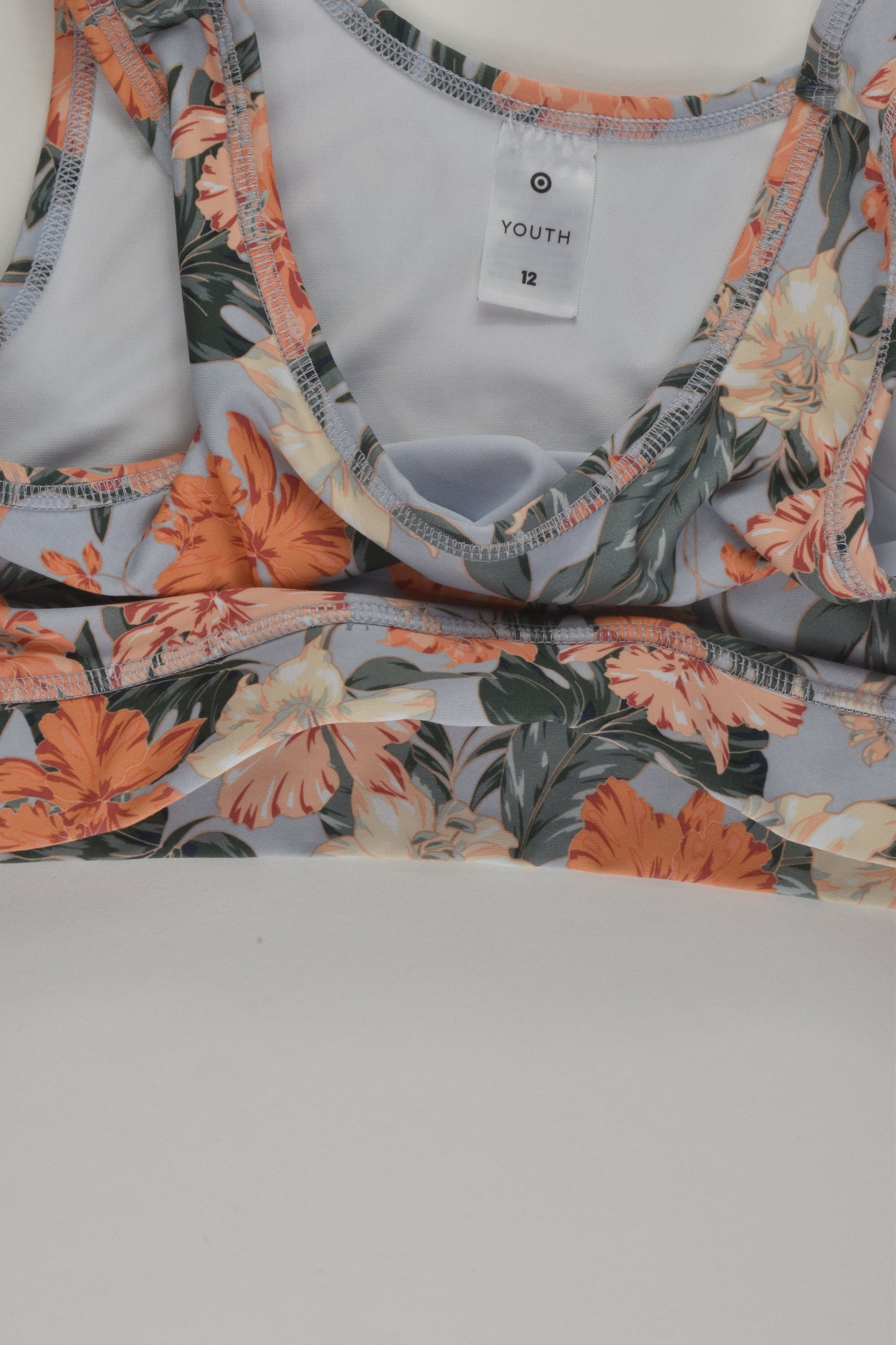 Target Size 12 Floral Corp Top