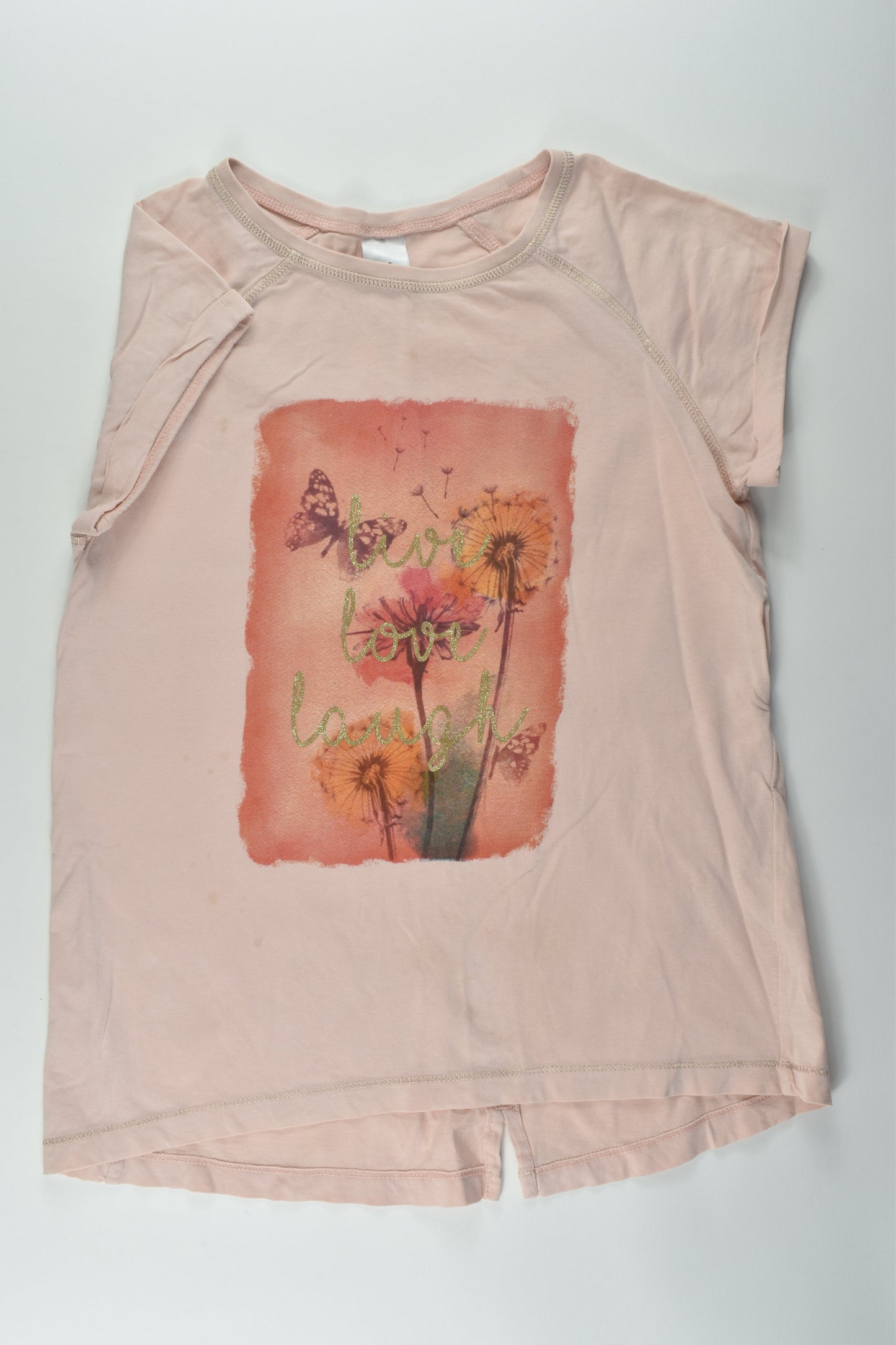 Target Size 12 'Live Love Laugh' T-shirt