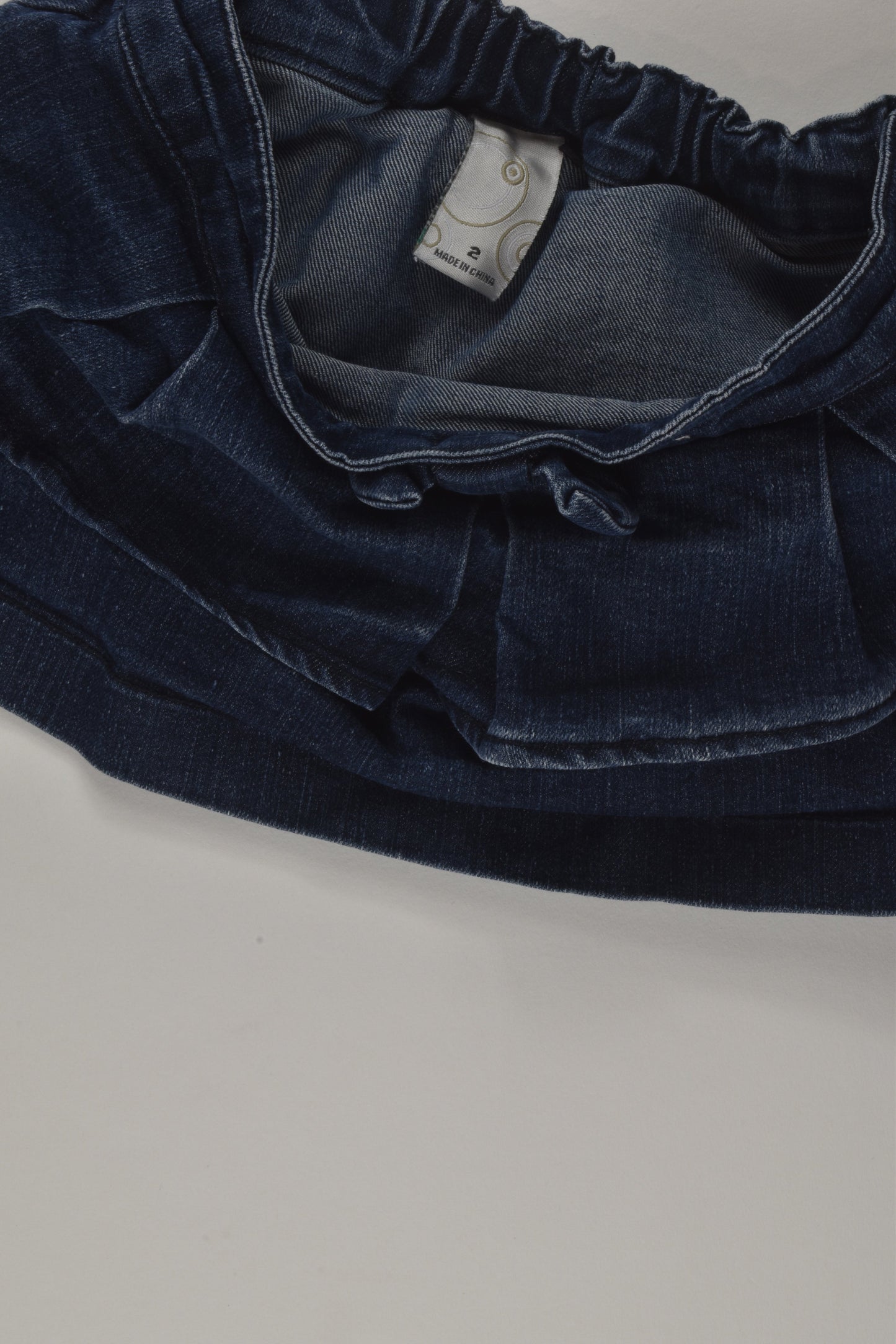 Target Size 2 Ruffle Denim Skirt