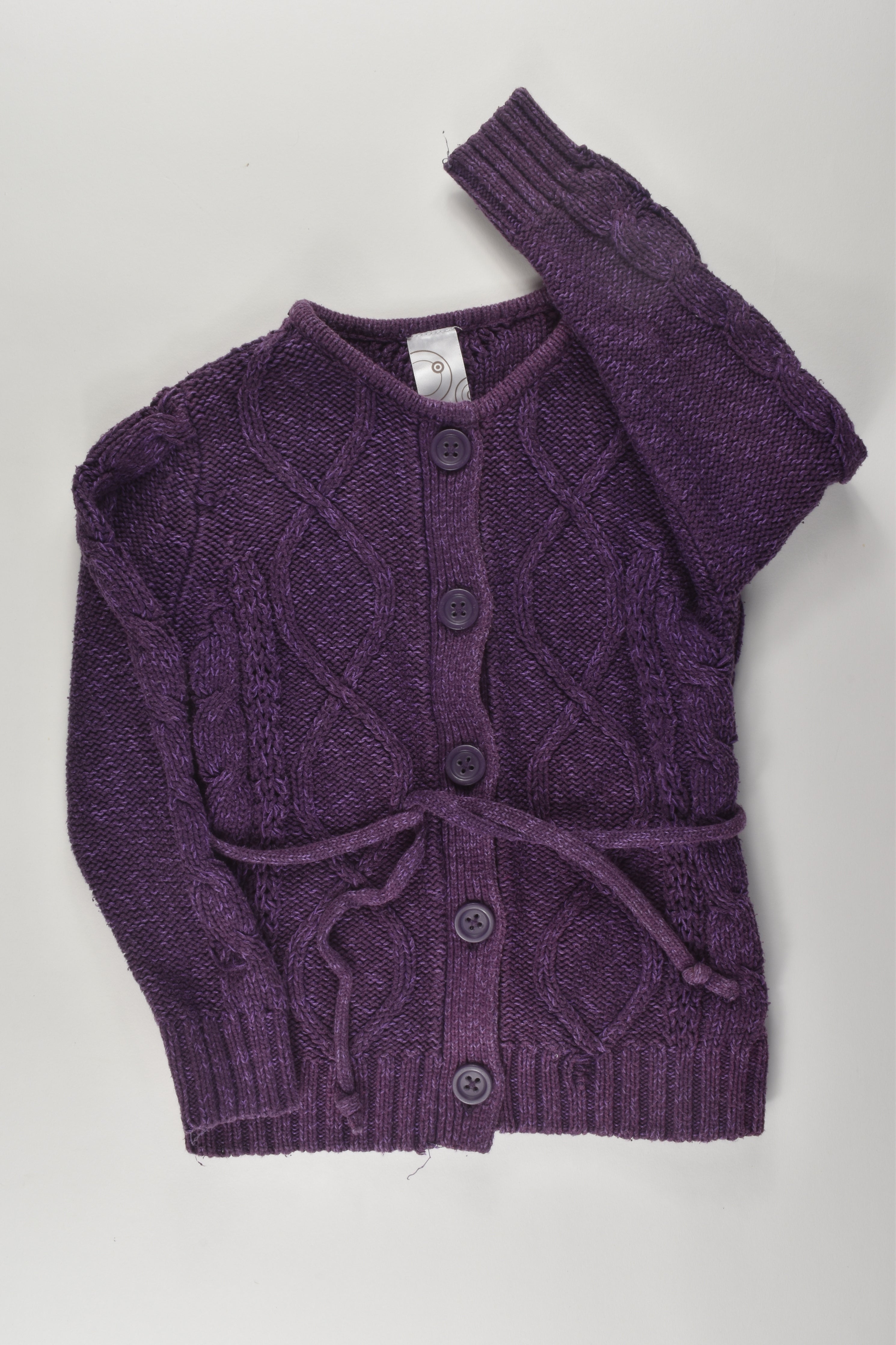 Baby girl hot sale purple cardigan