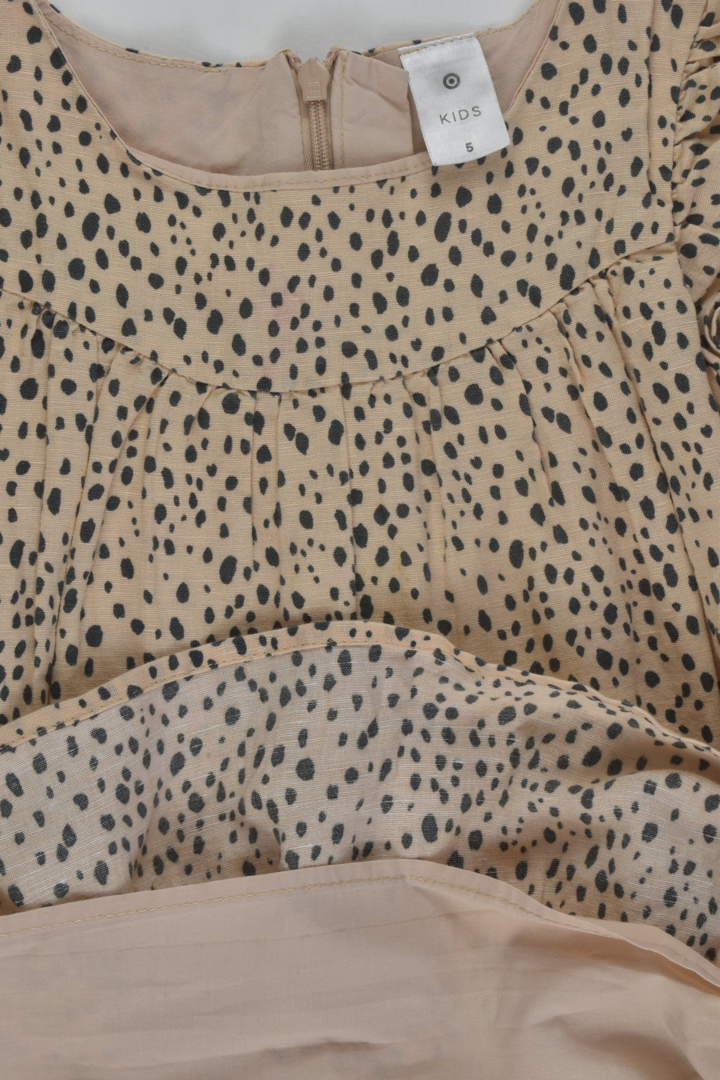 Target Size 5 Lined Linen Blend Dress