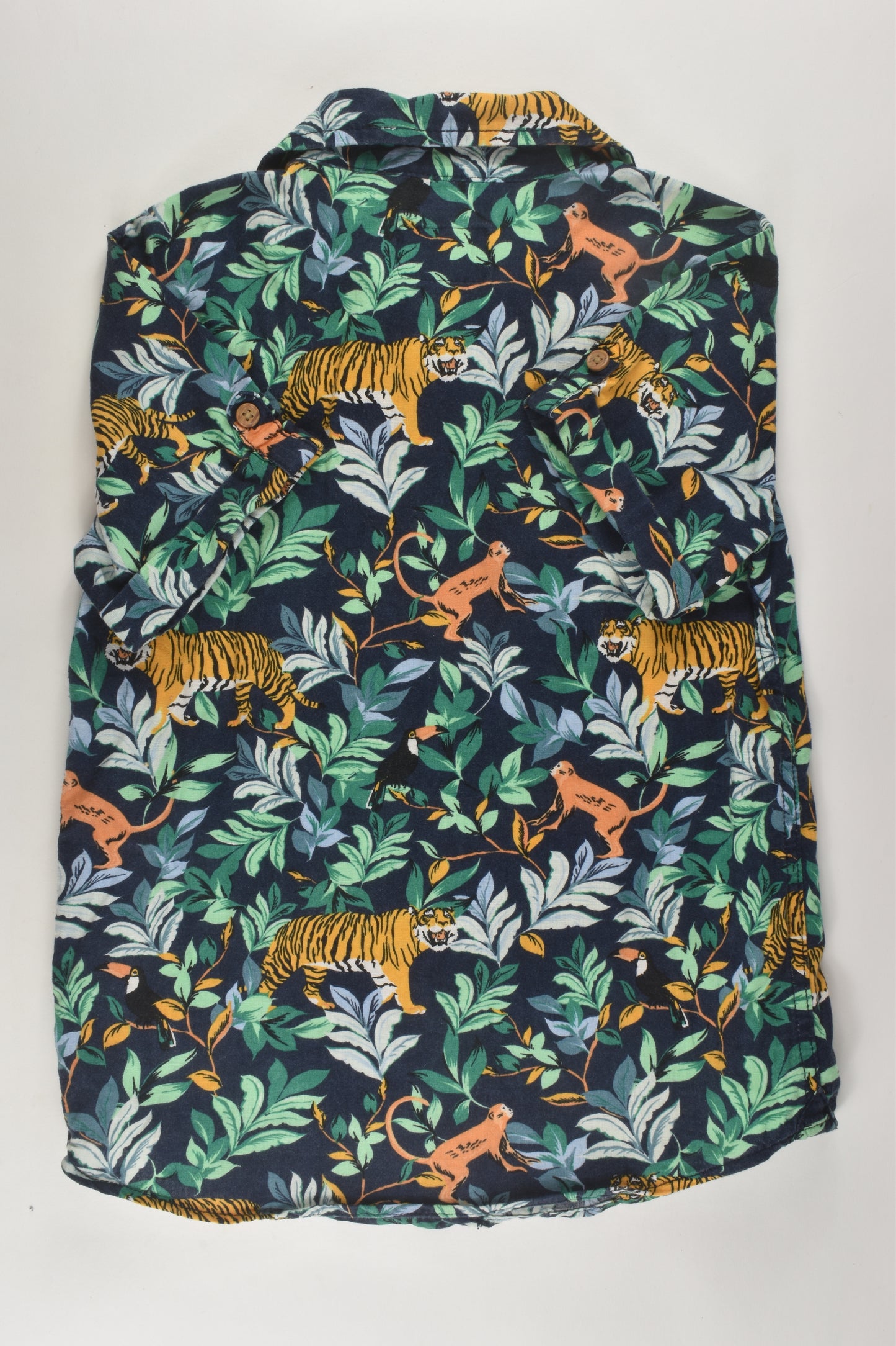 Target Size 8 Linen Blend Button-up Shirt