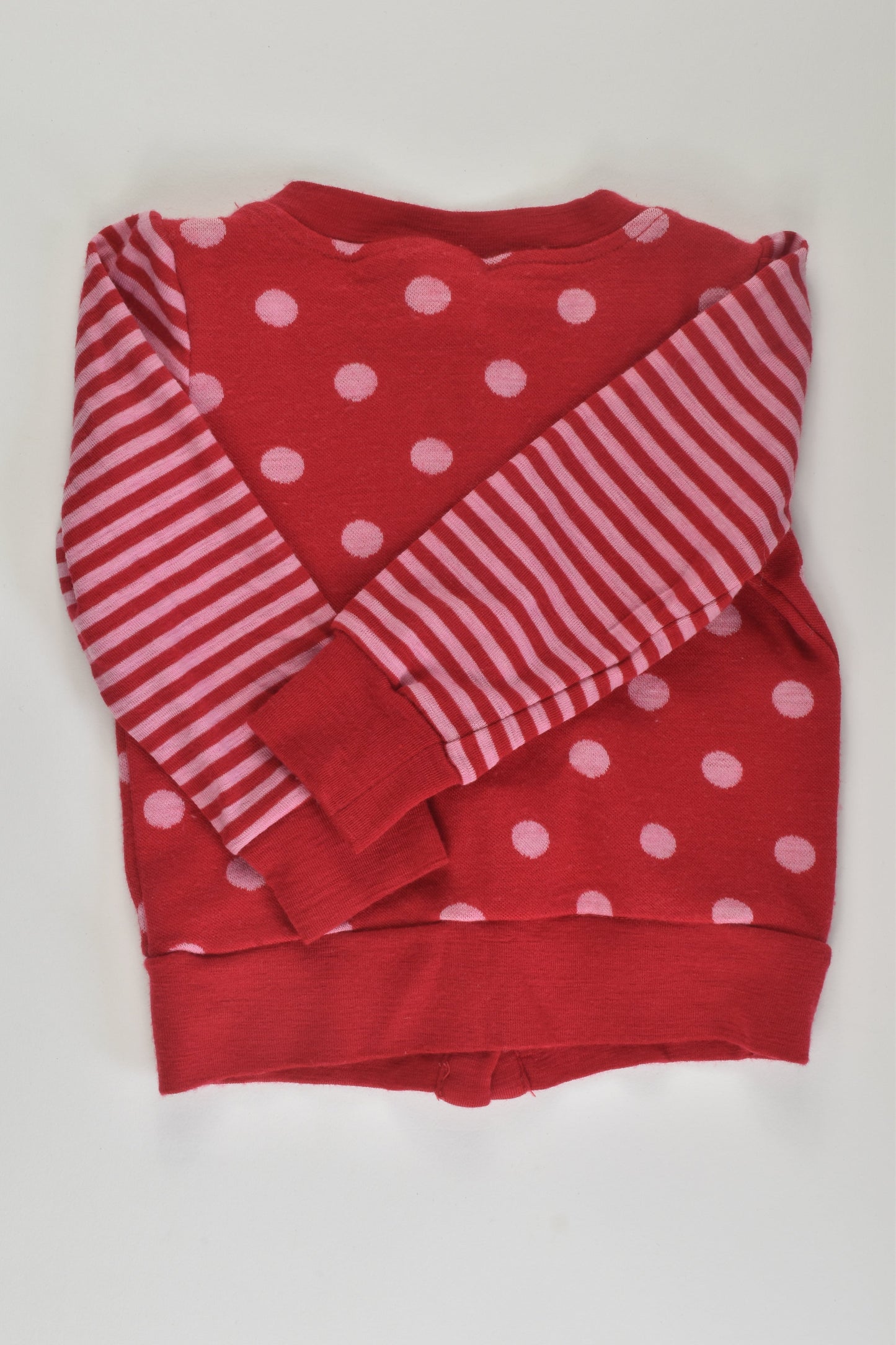 Teeny Weeny Size 1 Pink Merino Wool Cardigan