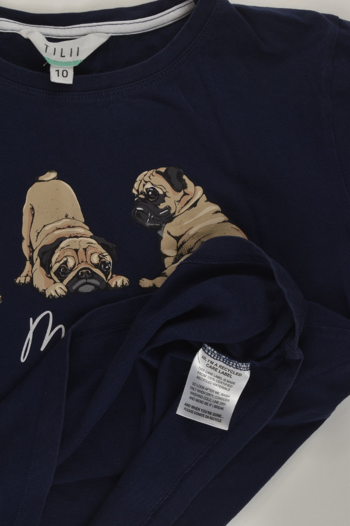 Tilii Size 0 Pug T-shirt