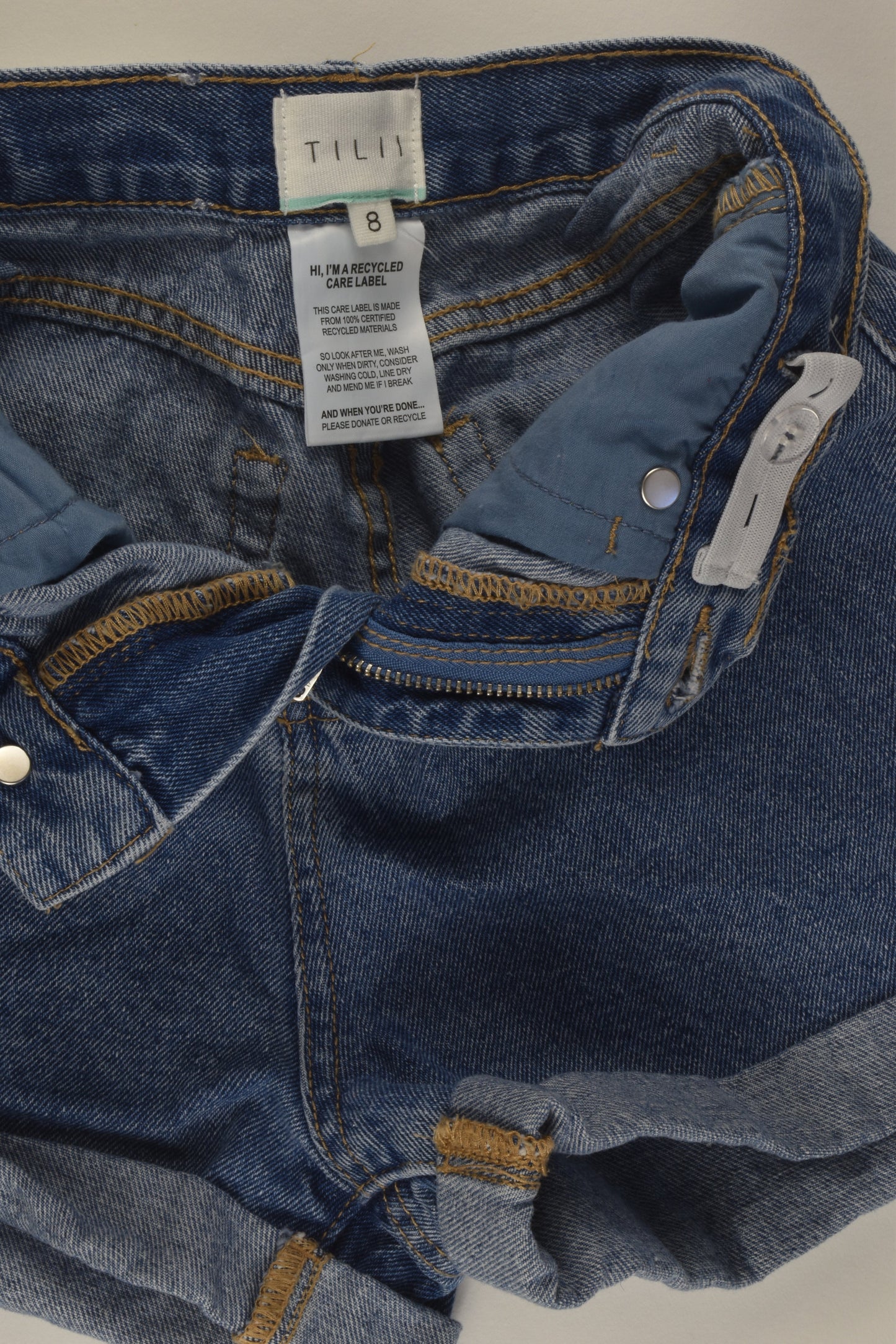 Tilii Size 8 Denim Shorts