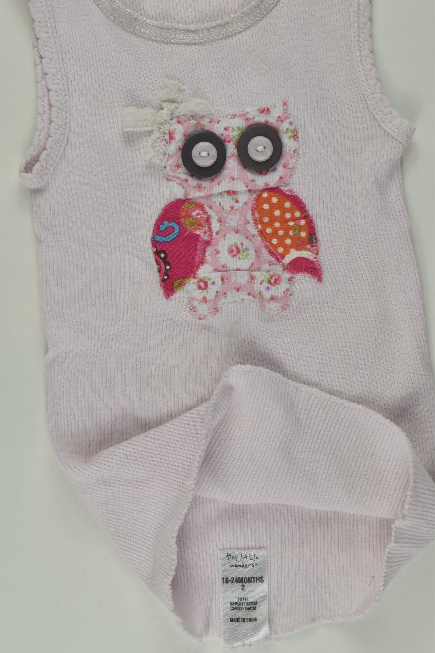 Tiny Little Wonders Size 2 Upcycled Tank Top