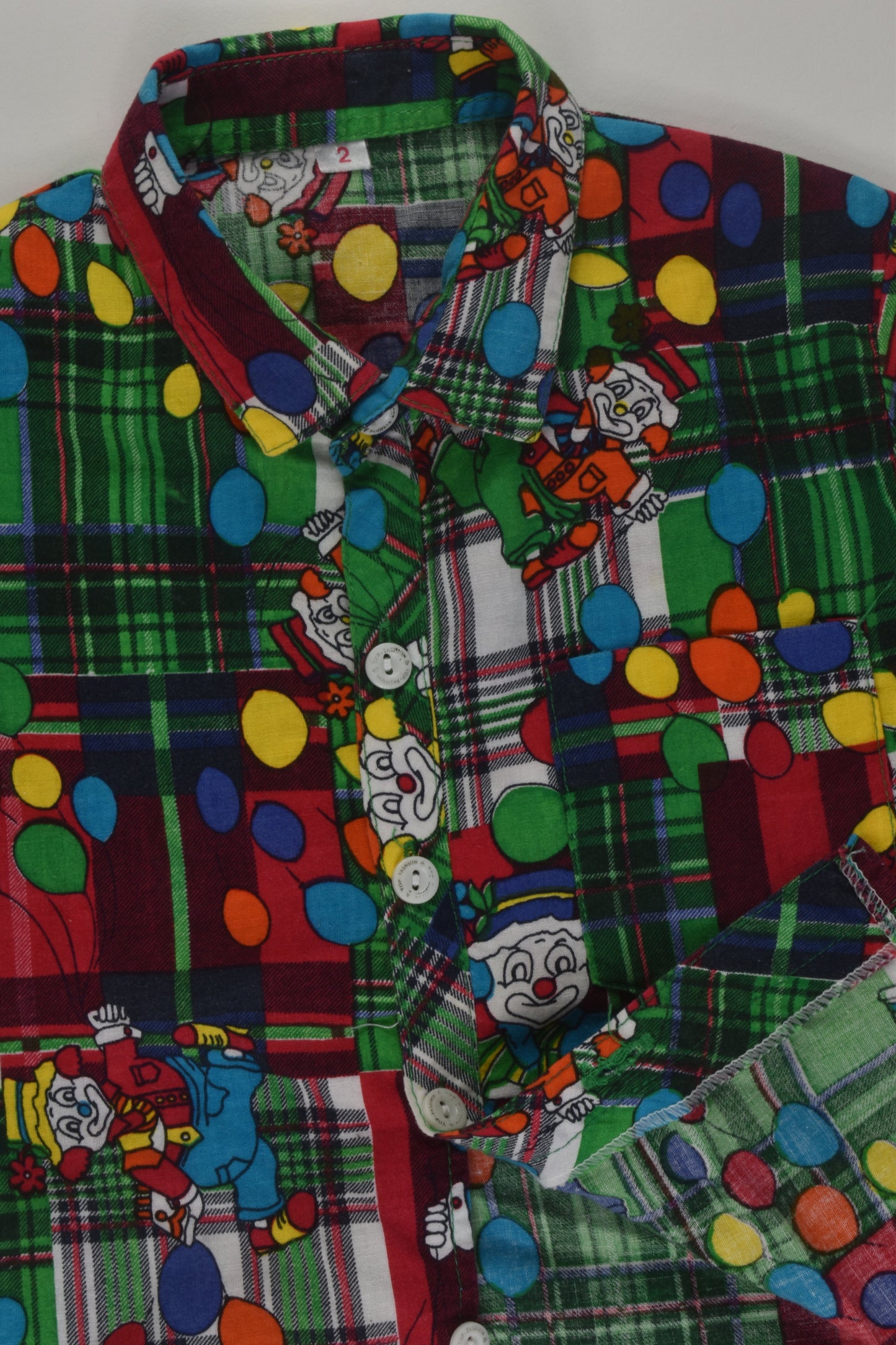 Top Fashion Size 2 Clown Shirt