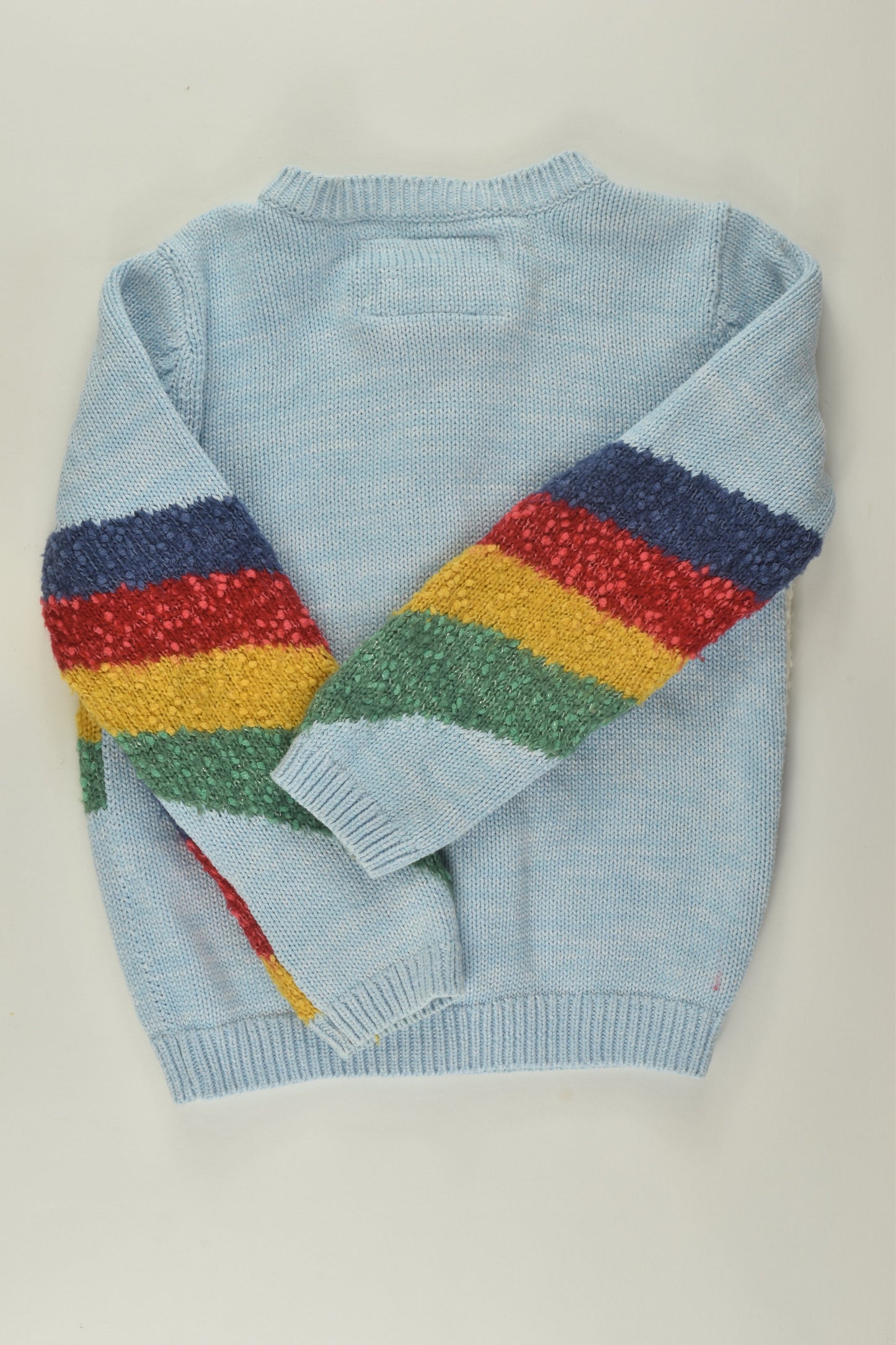 Tu Size 3-4 Rainbow Knit Cardigan