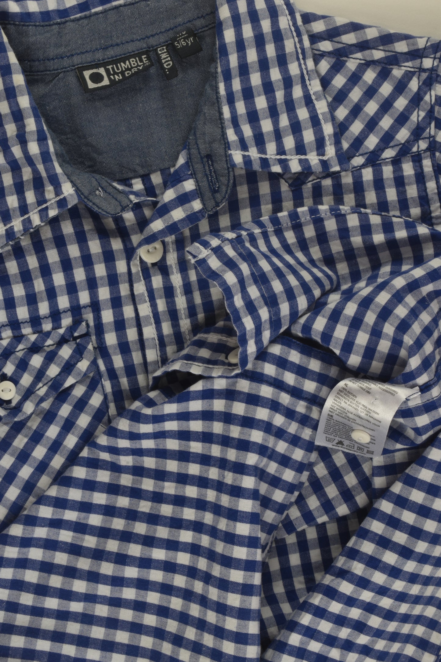 Tumble 'N Dry Size 5/6 Button-up Shirt