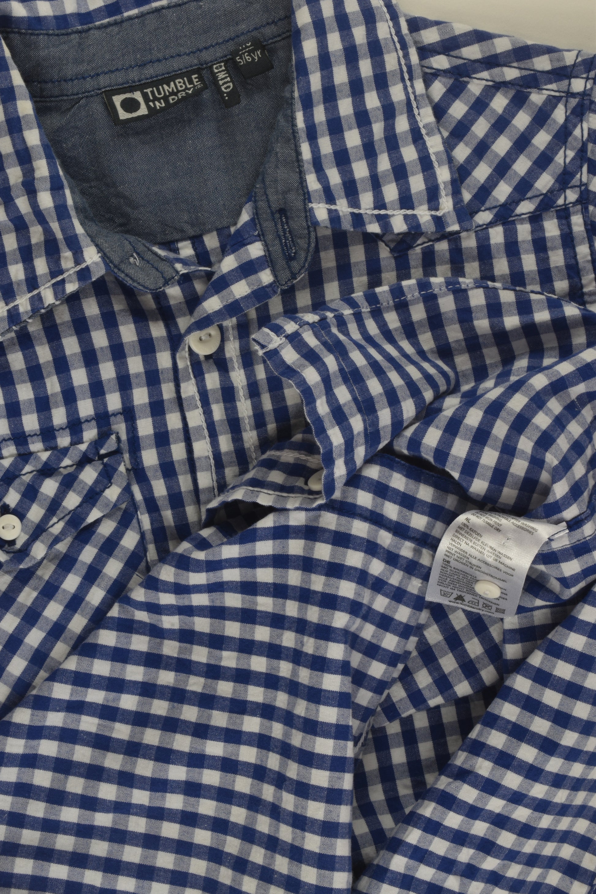 Tumble 'N Dry Size 5/6 Button-up Shirt