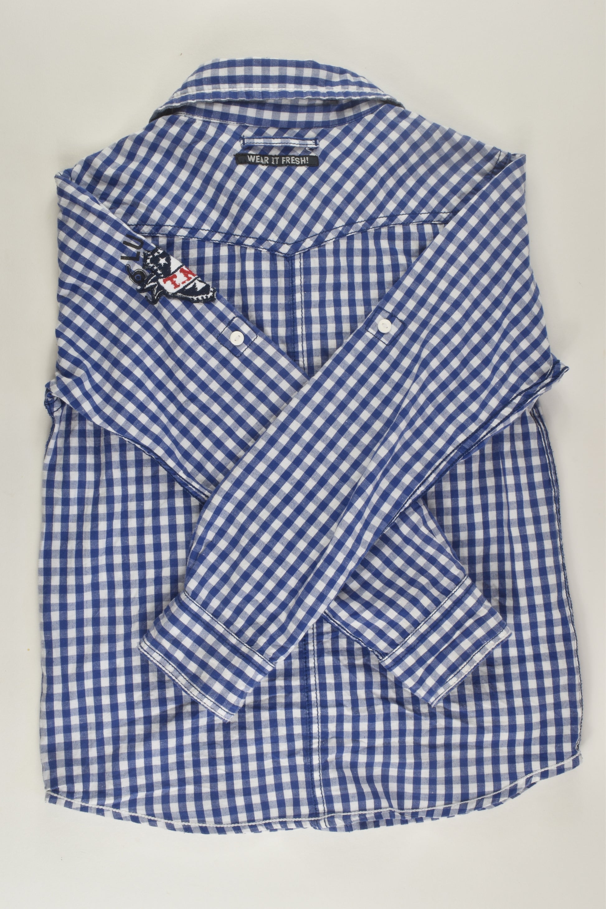 Tumble 'N Dry Size 5/6 Button-up Shirt