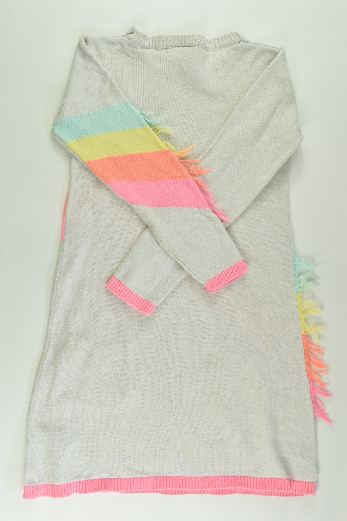 Tutus & Tambourines Size 7 Rainbow Knit Dress