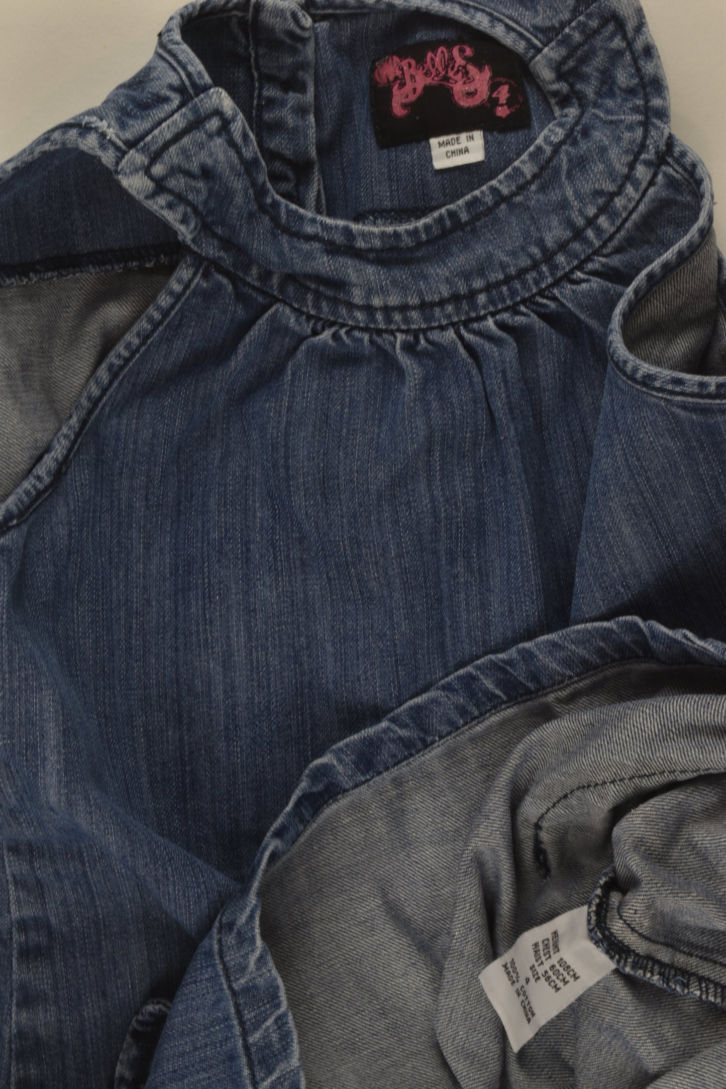 Two Belles Size 4 Denim Dress