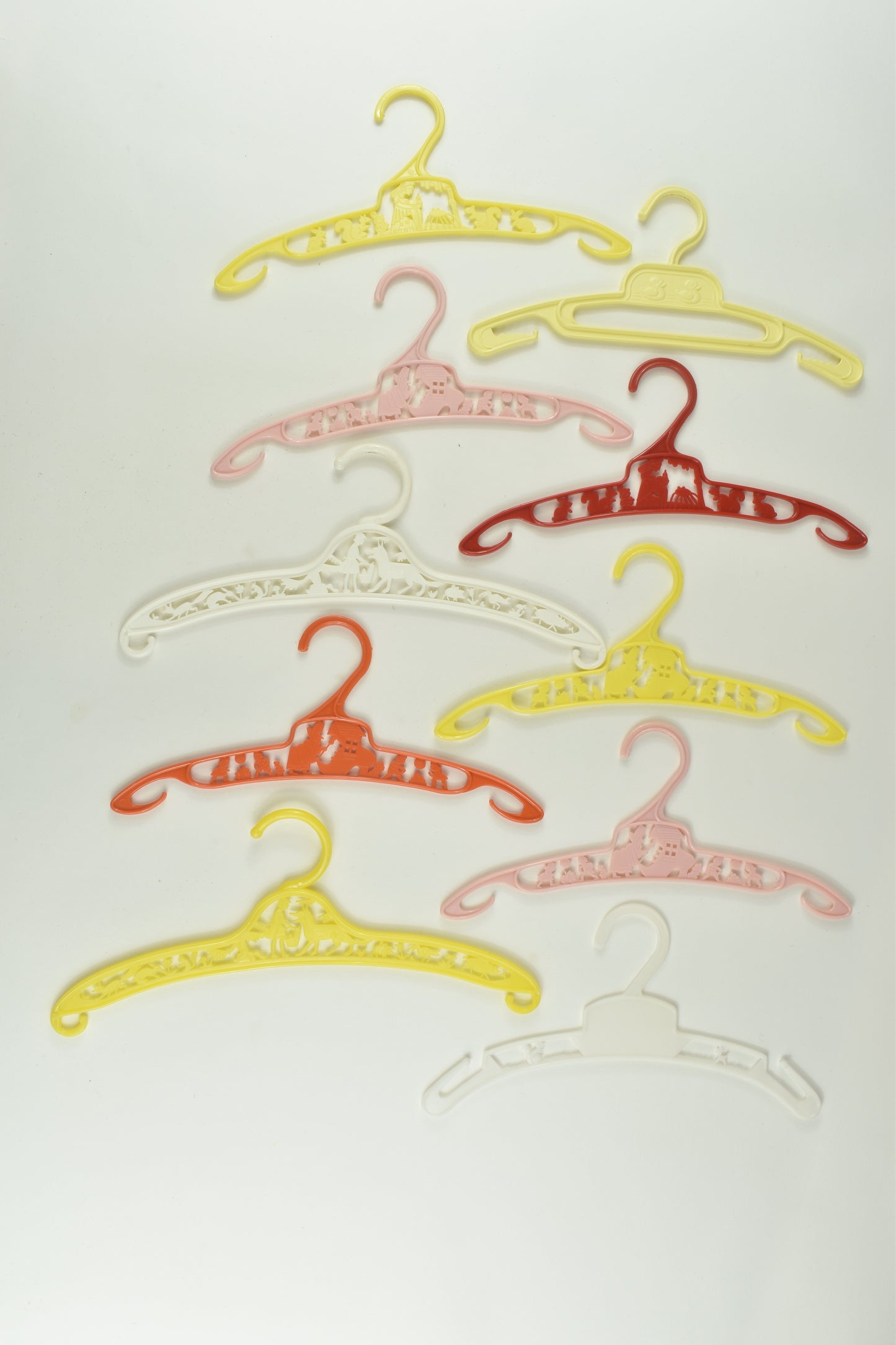 Vintage Kids' Clothes Hangers x10