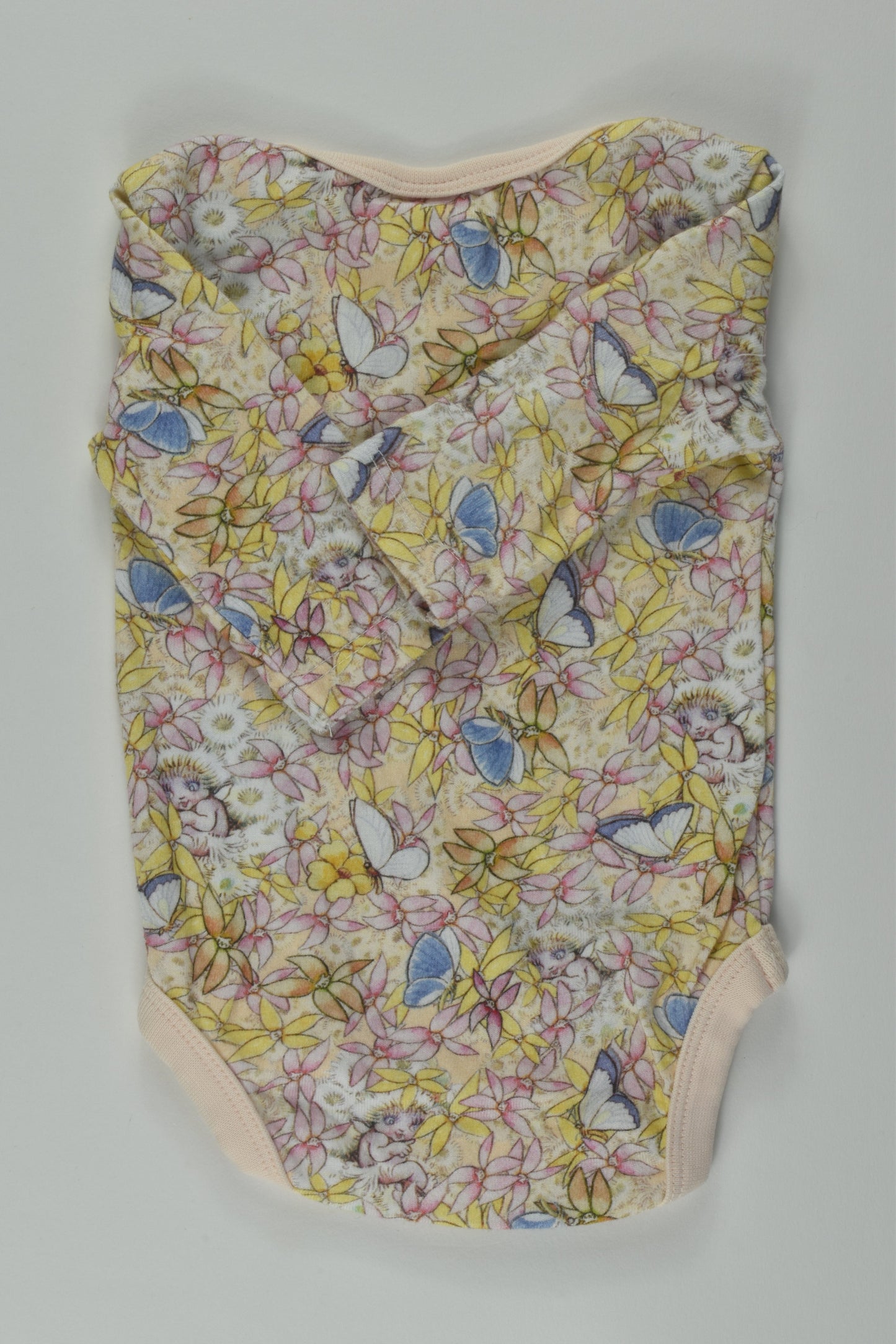 Walnut Melbourne Size 0000 Gumnut Babies Bodysuit