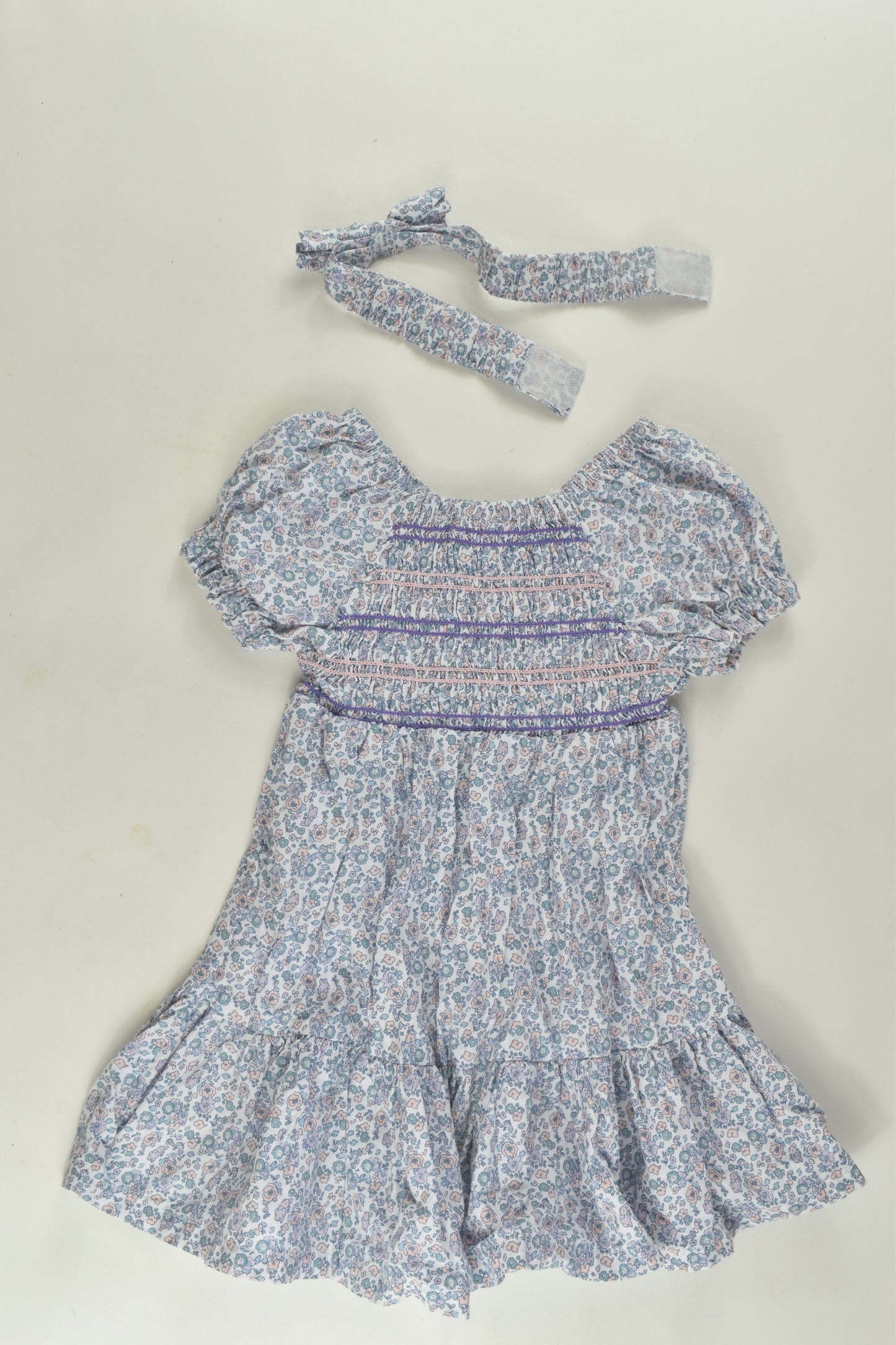Willow & Whistle Size 6-9 months Liberty Print Smocked Dress