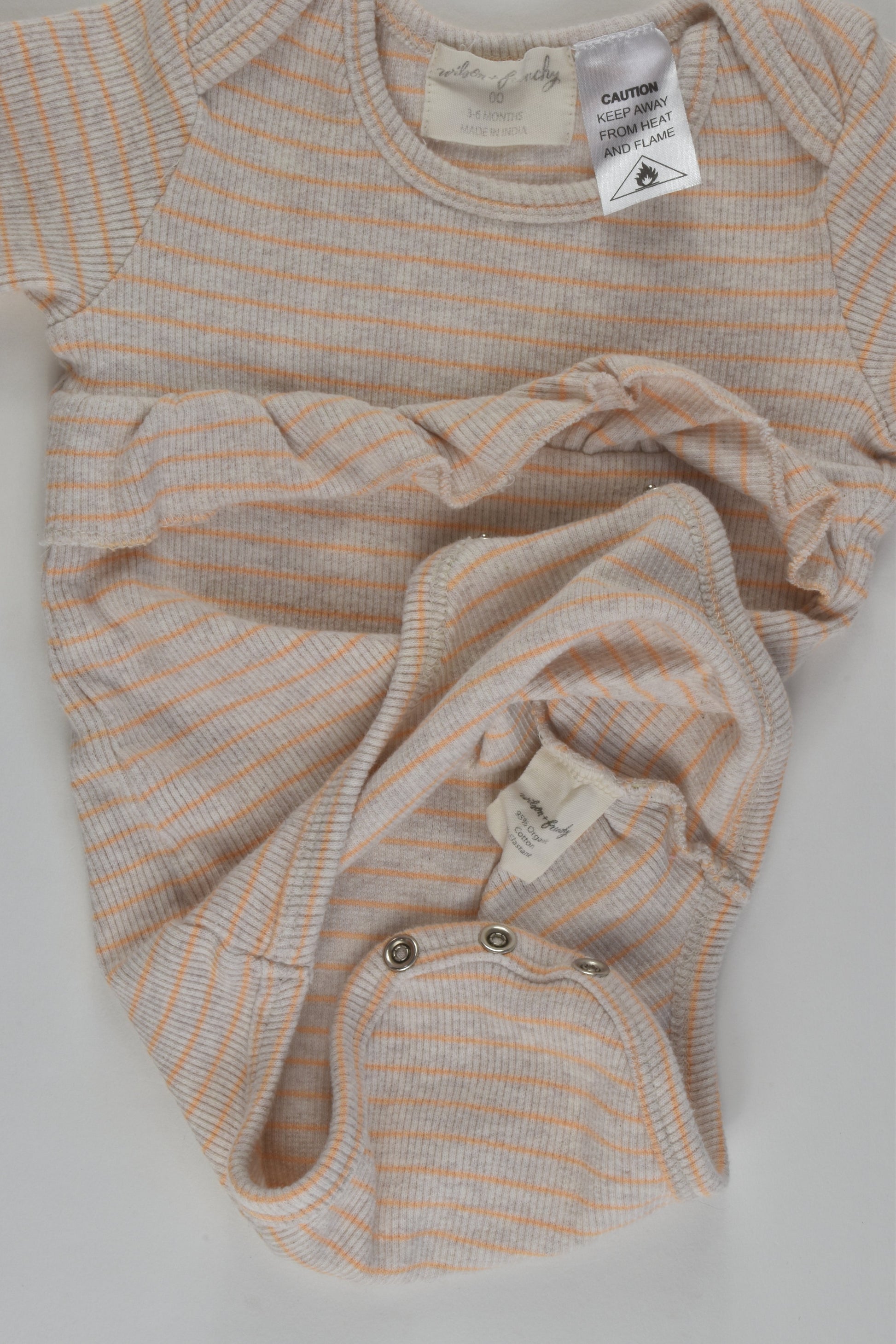 Wilson & Frenchy Size 00 Ribbed Bodysuit