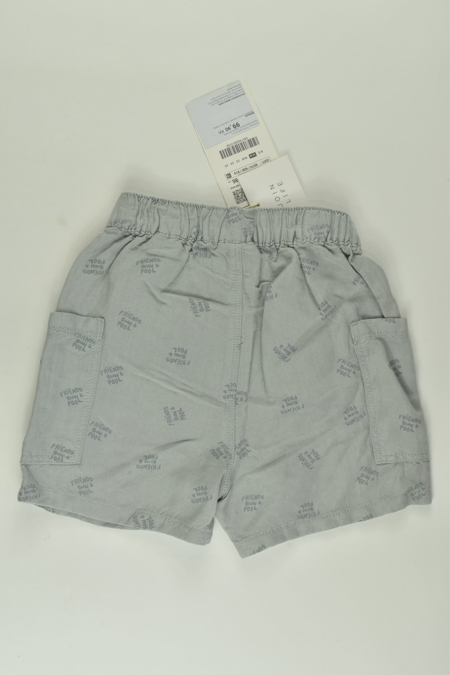 Zara Size 1 Linen Blend Shorts