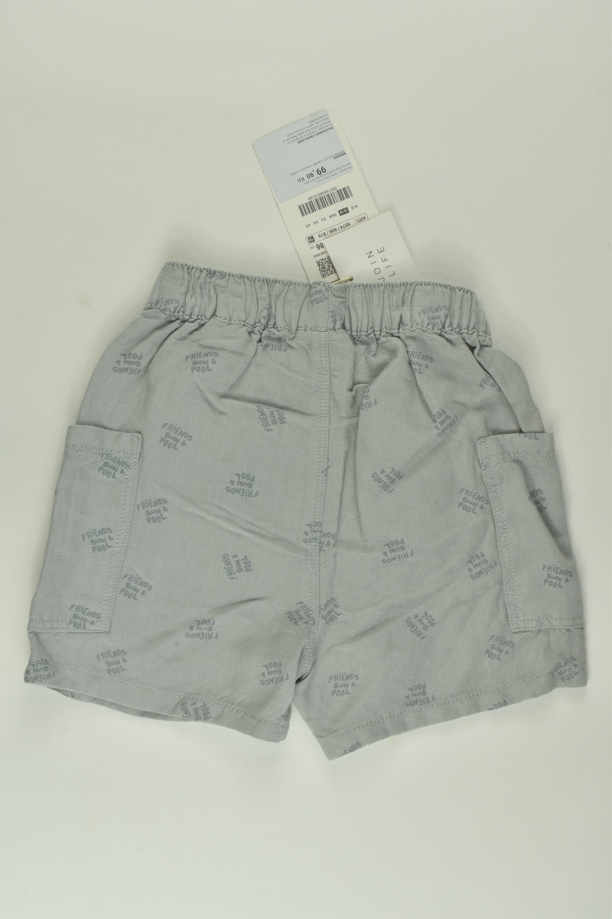 Zara Size 1 Linen Blend Shorts