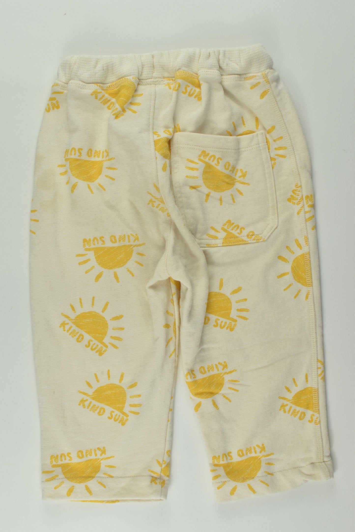Zara Size 2 'Kind Sun' Track Pants