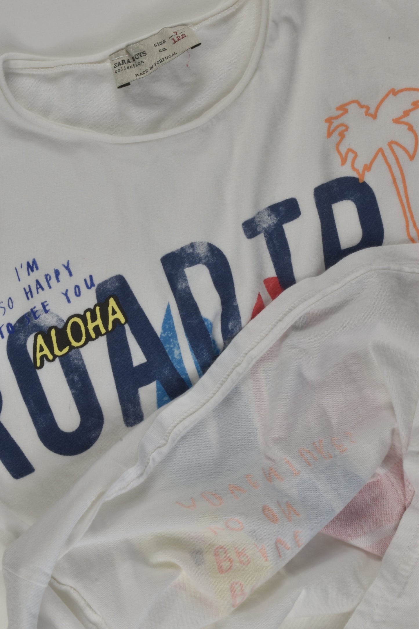 Zara Size 7 'Road Trip' T-shirt