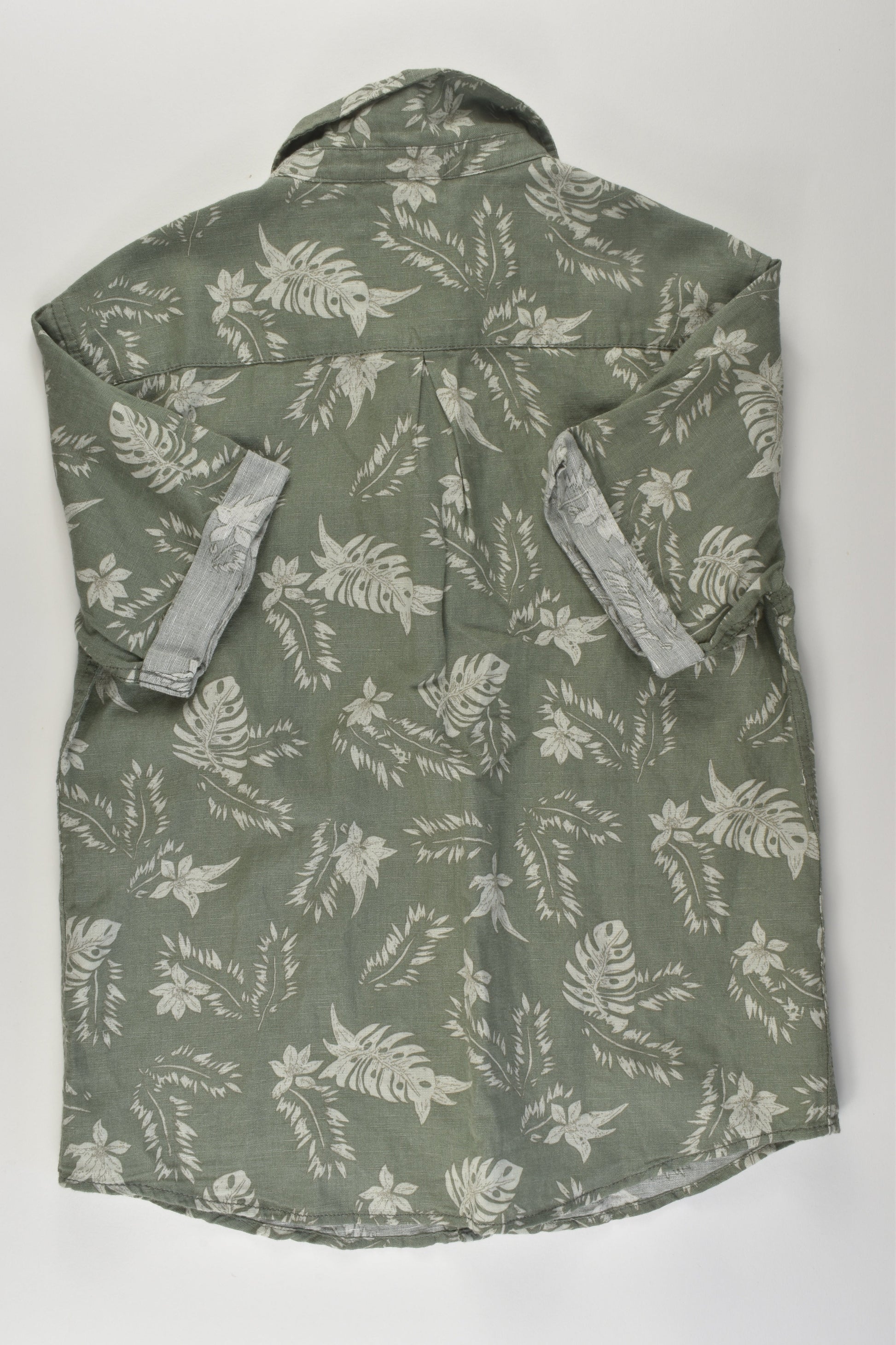 Zara Size 8 Linen Blend Shirt