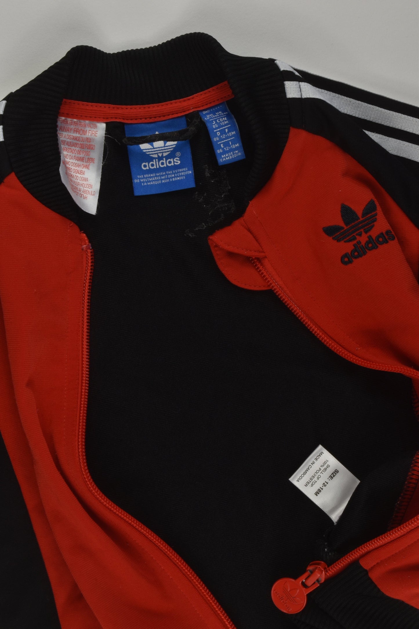 Adidas Size 1 Sport Zip Jumper