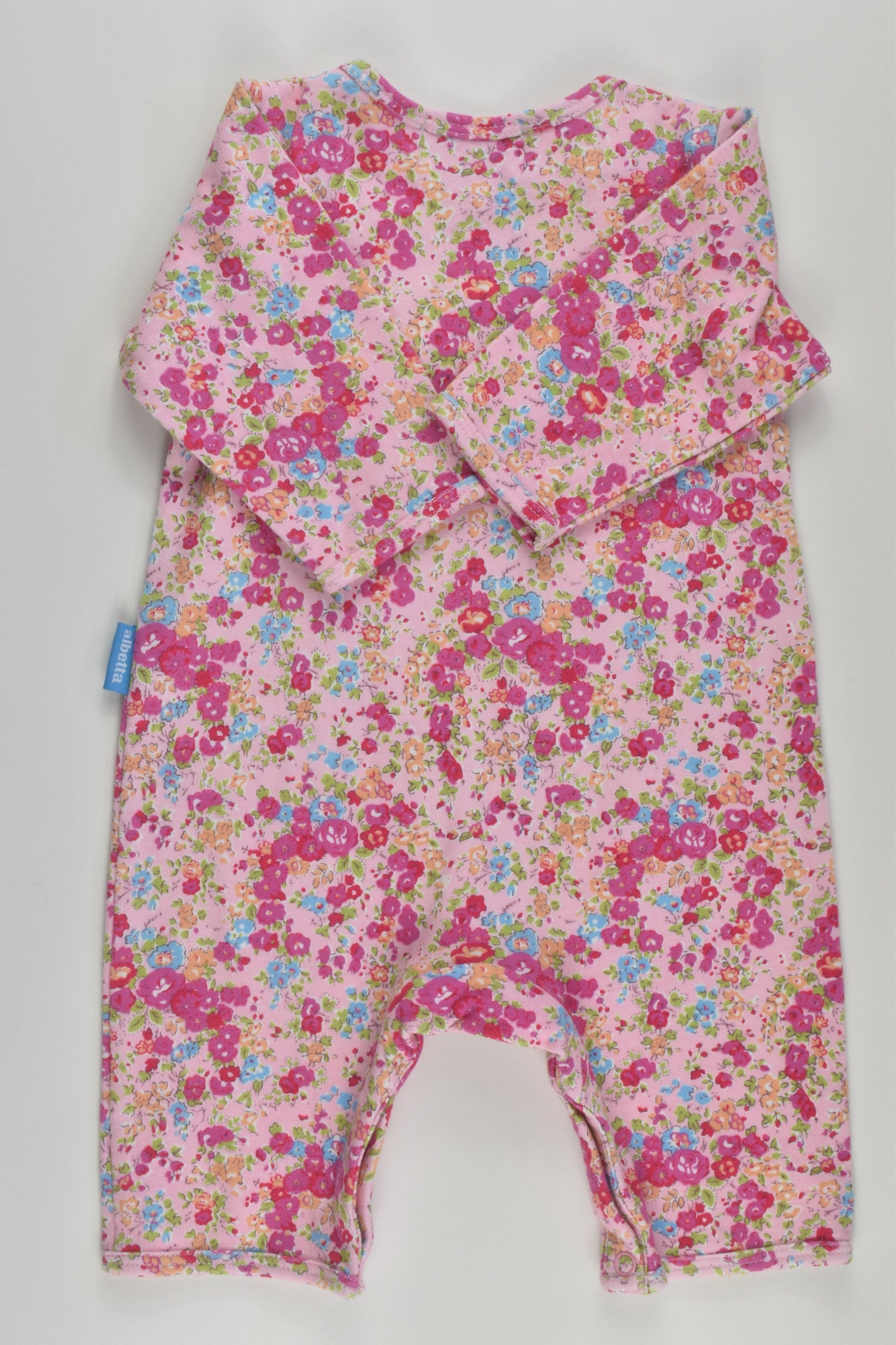 Albetta Size 000 Floral Romper