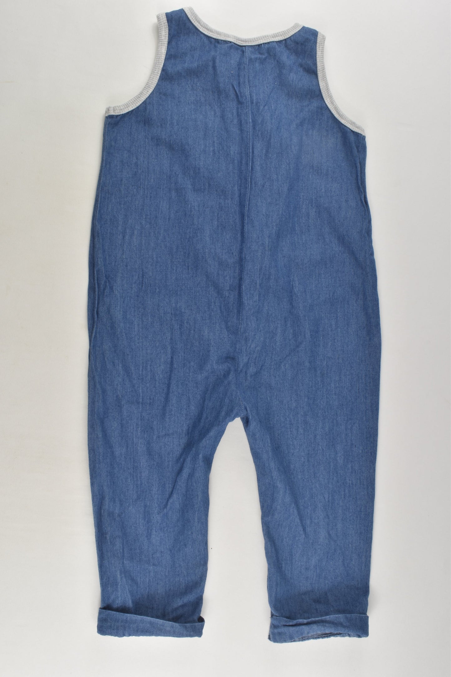 Anko Size 1 Koala Lightweight Denim Overalls