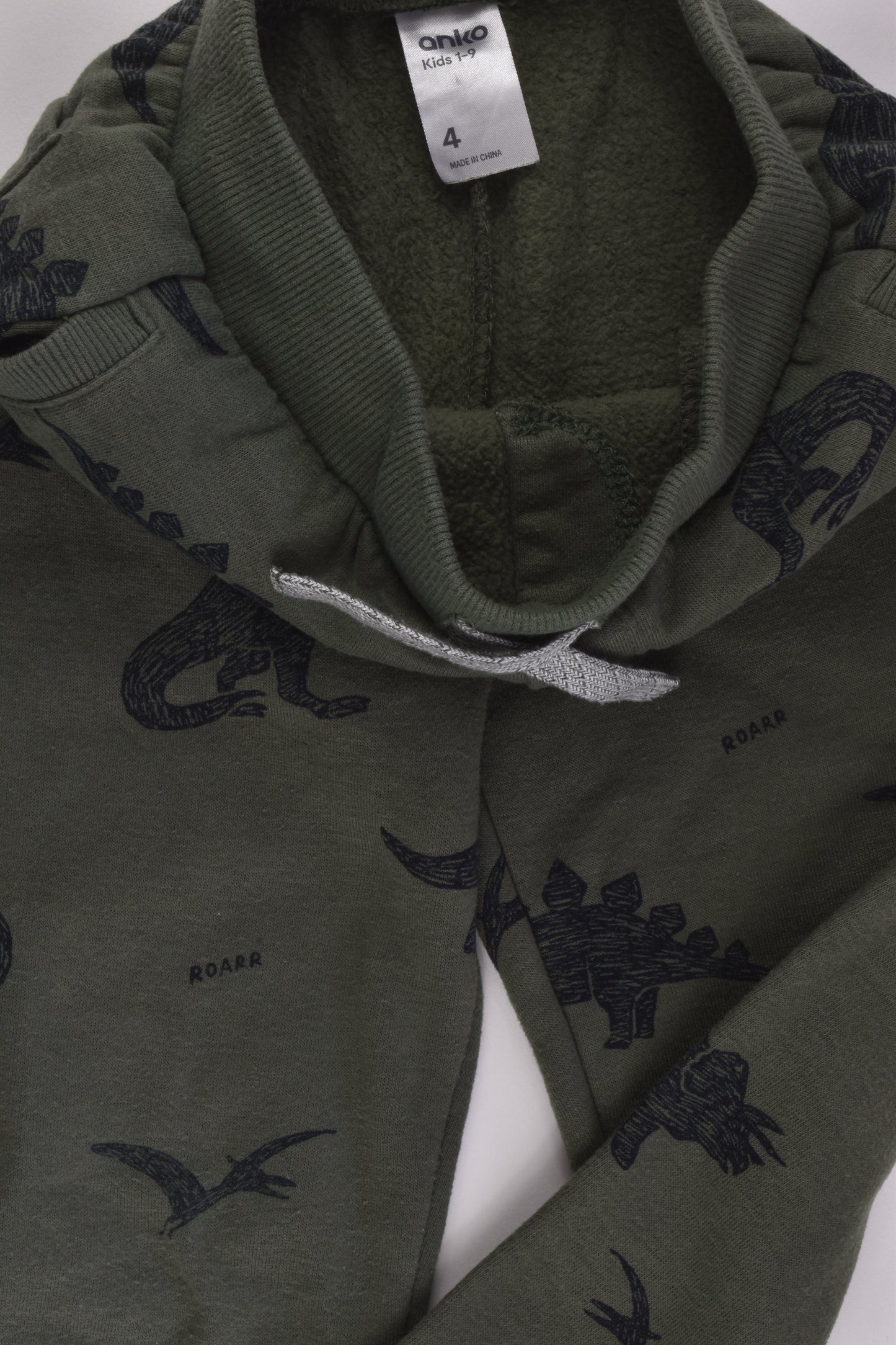 Anko Size 4 Dinosaur Track Pants